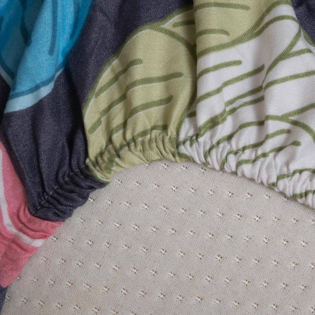 High Quality Cotton mix Double bed Fitted Bedsheets 198 cmsx 182 cms ( Pillows 46 x 49 cms)