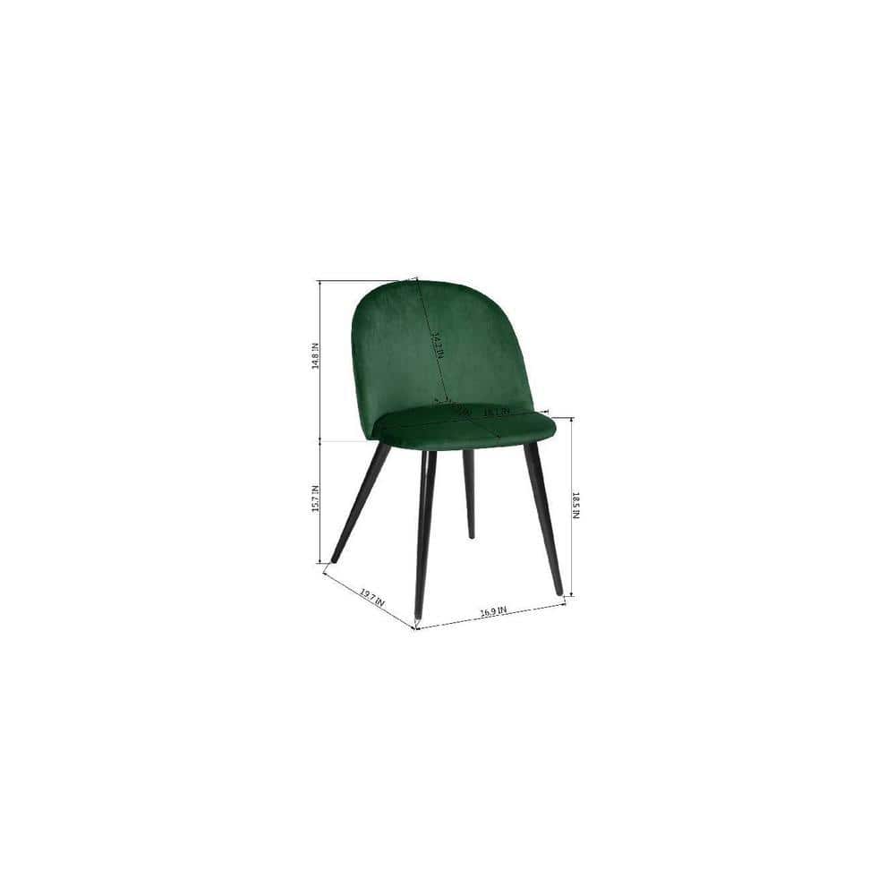 Happiness is Complimentary Dining Chair-green