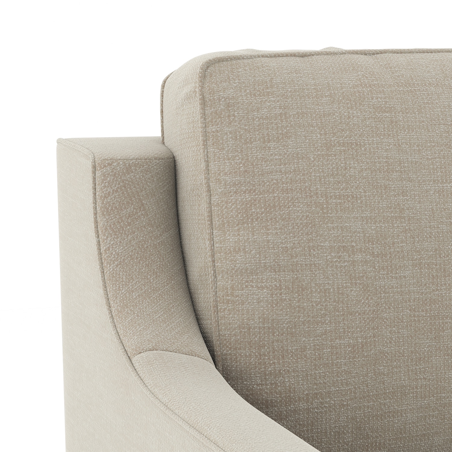 Abbey Sofa (Colour : Oyster Beige, Cushion : Soft, Seating Capacity : 2 Seater)