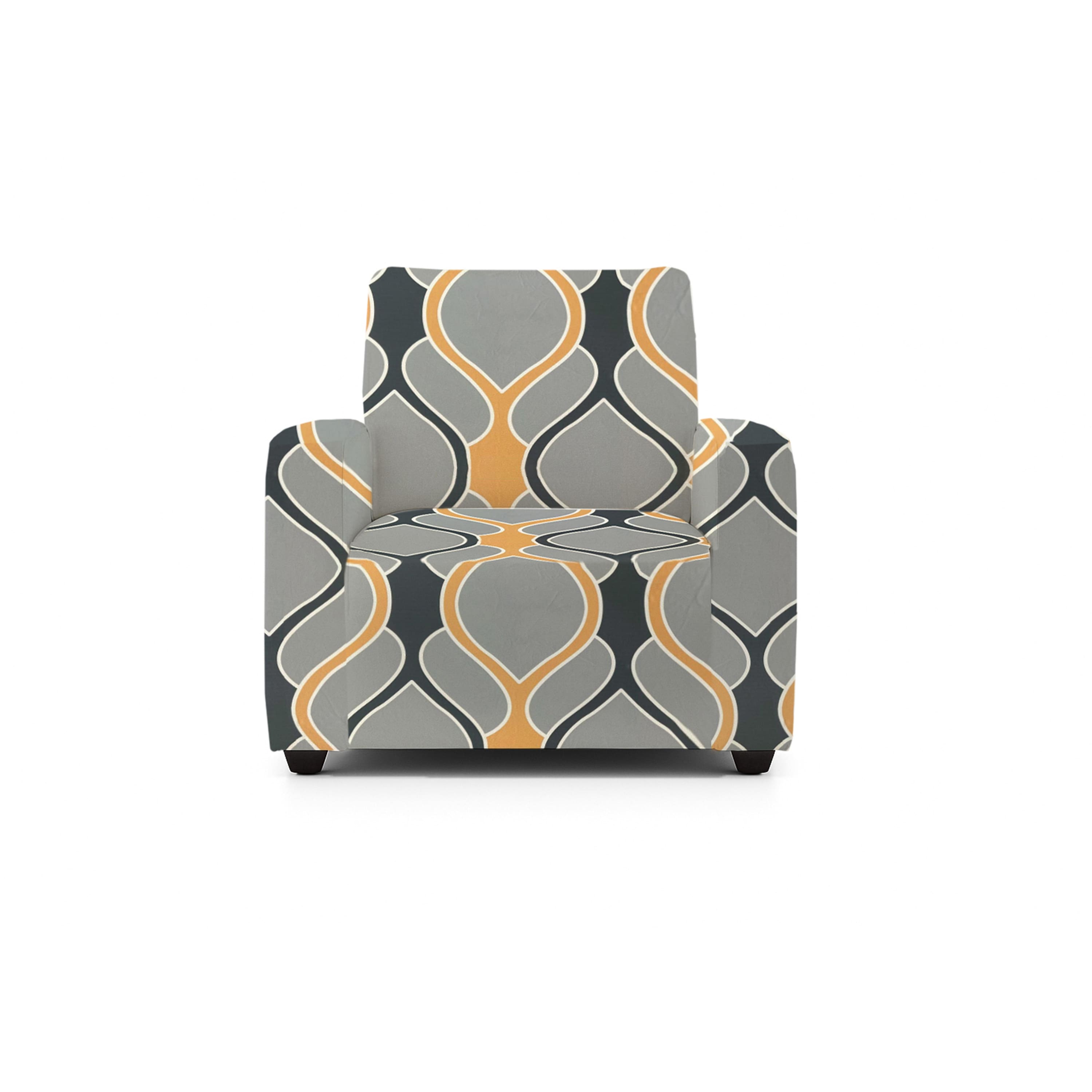 1 Seater Greyish Diamond Sofa Cover