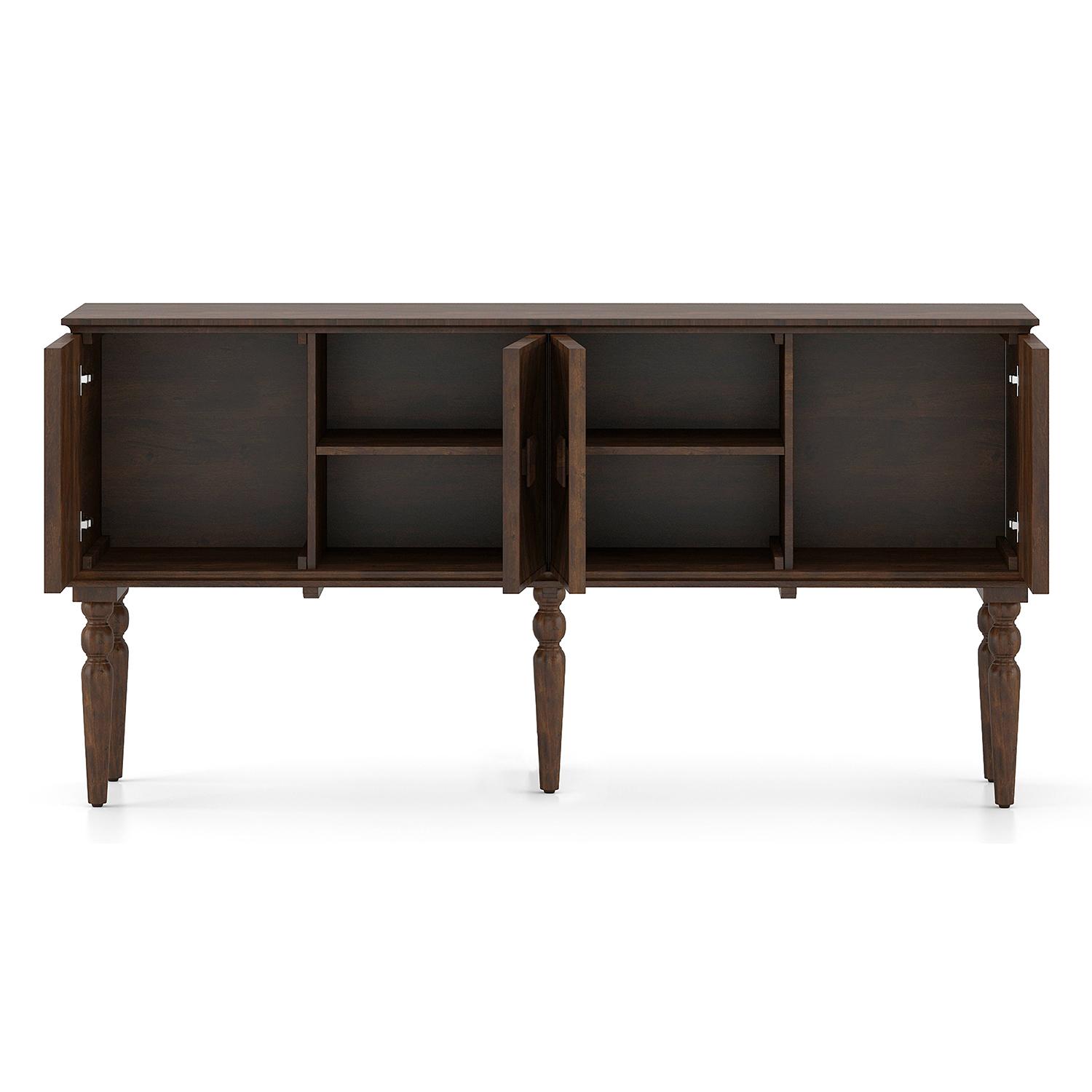Mirasa Solid Wood Sideboard in Mango Walnut Finish