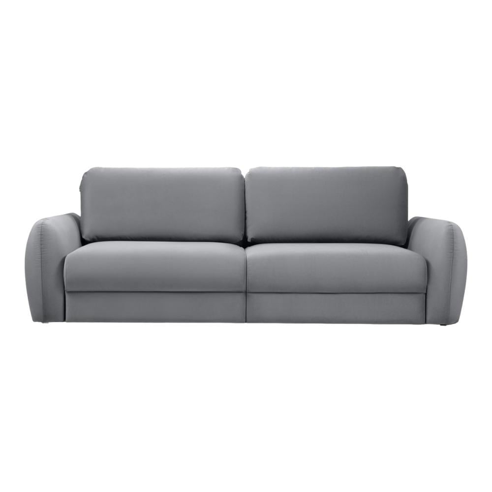 Lite 3 Seater Fold Out Sofa Cum Bed In Grey Colour