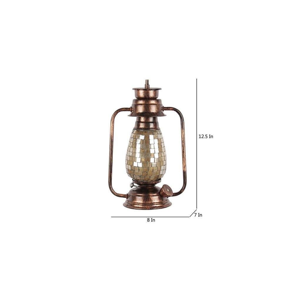Holliday Multicolor Metal Wall Mounted Lantern Lamp