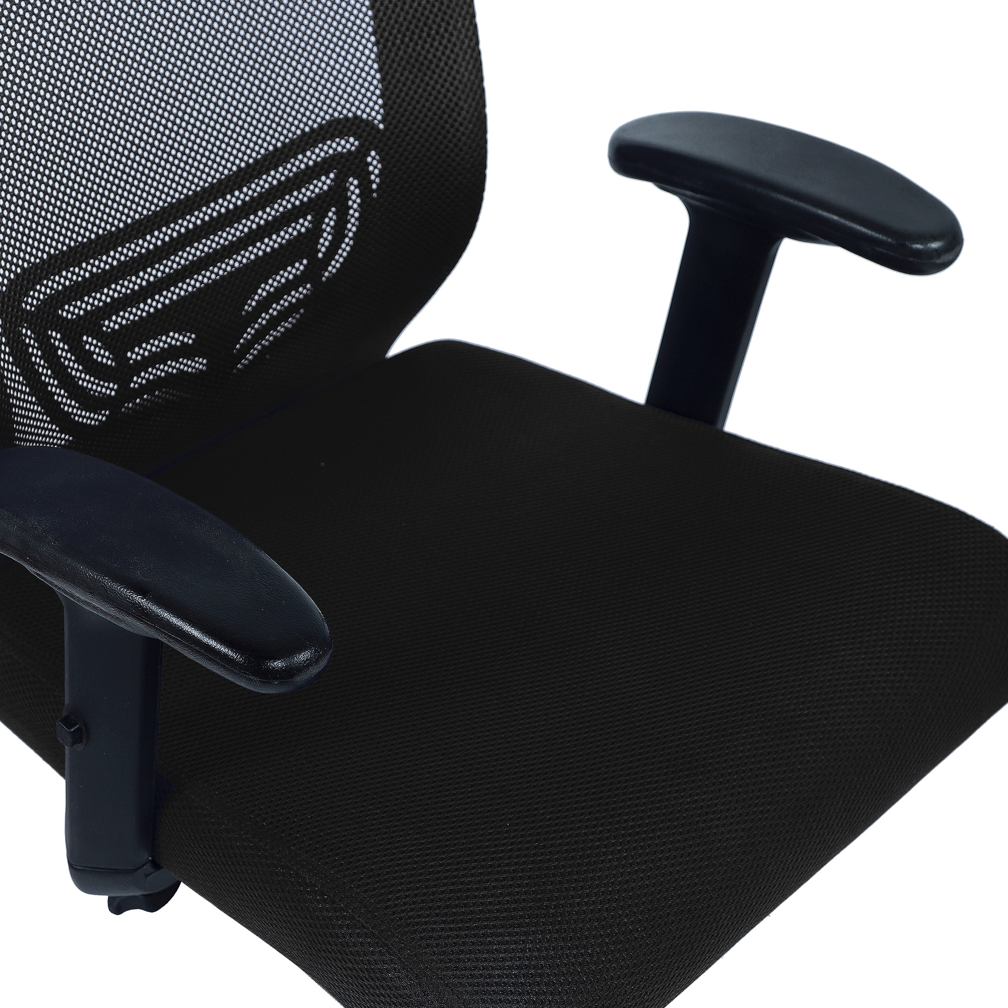 Ebeaony Mid Back Ergonomic Chair in Black Colour