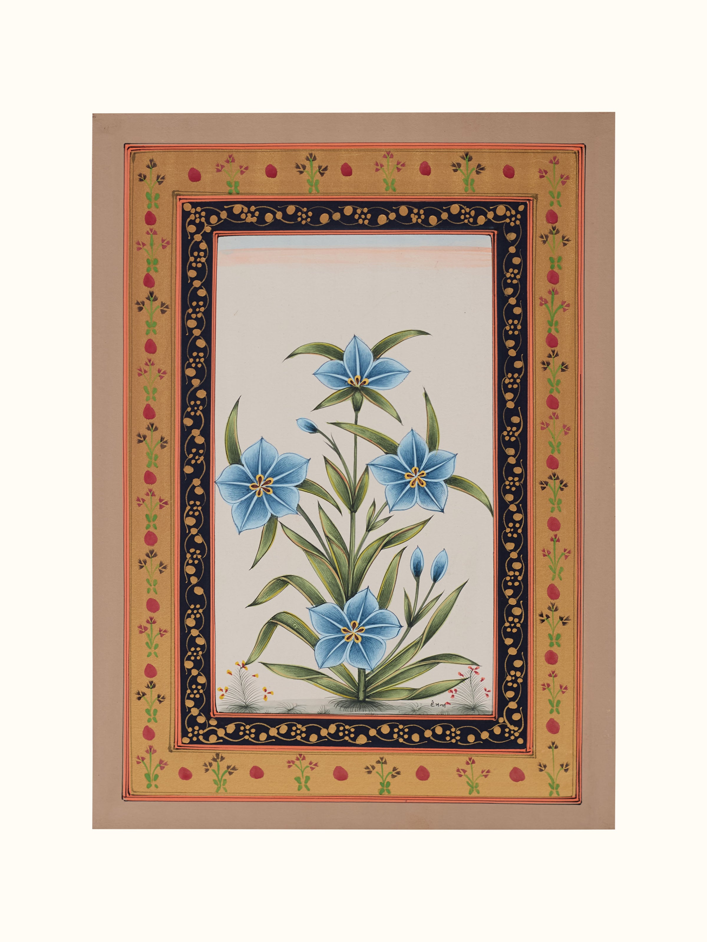Flax Miniature Painting