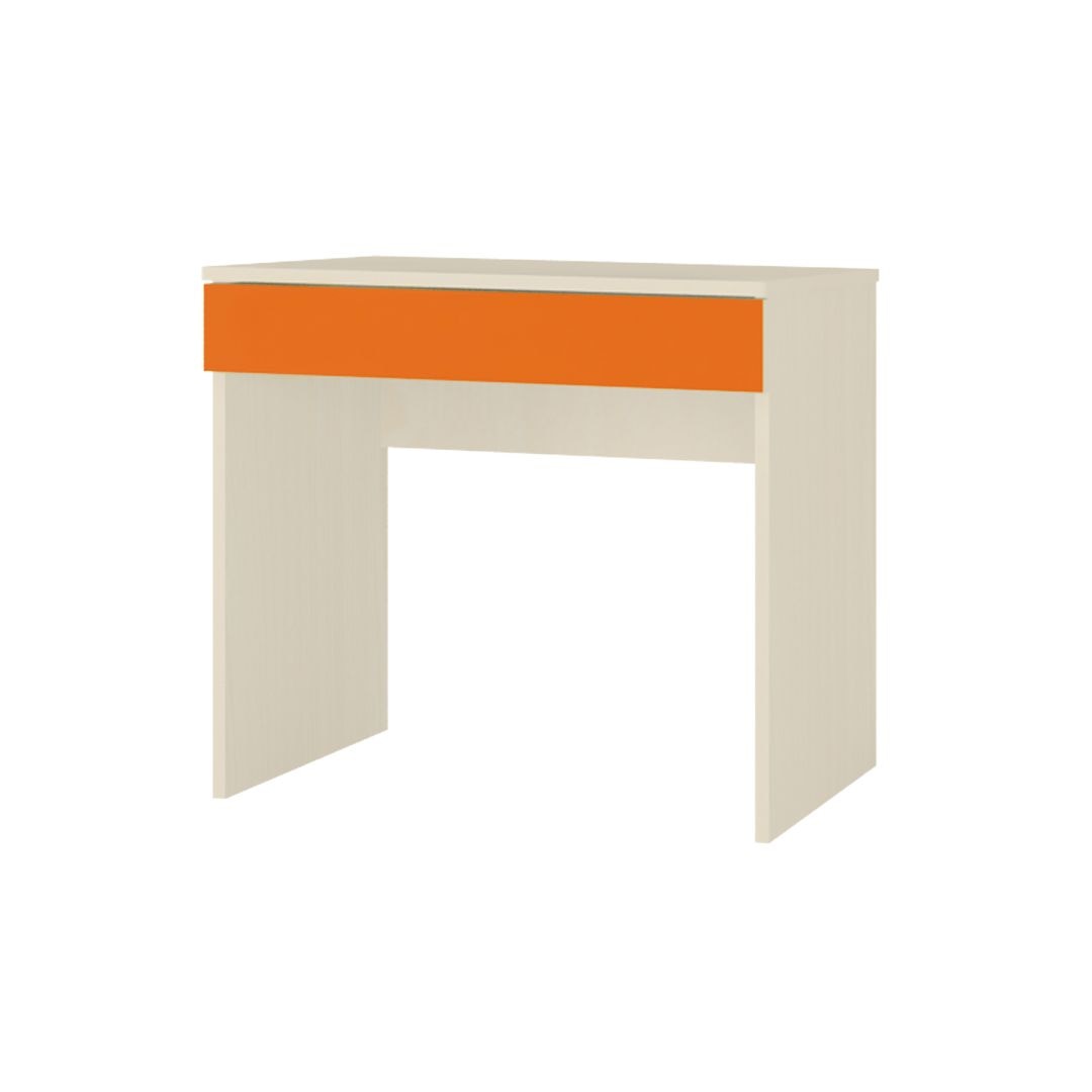 Primera Kids Study Desk with Drawer in Light Woodgrain Finish Light Orange Colour