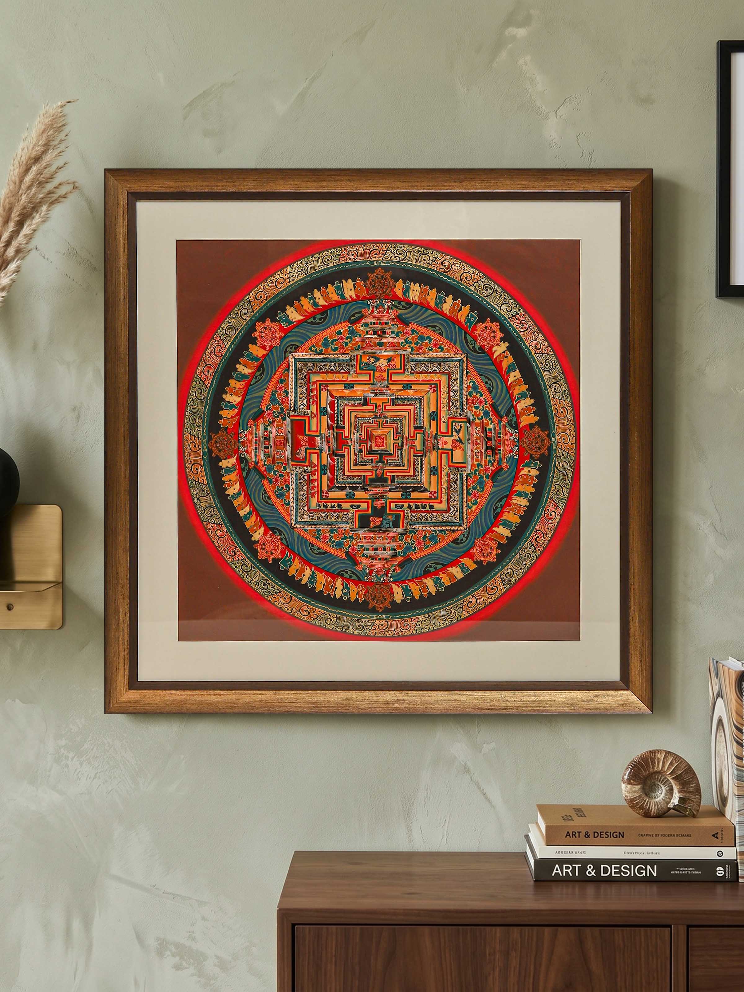 Kalachakra Mandala Thangka Painting