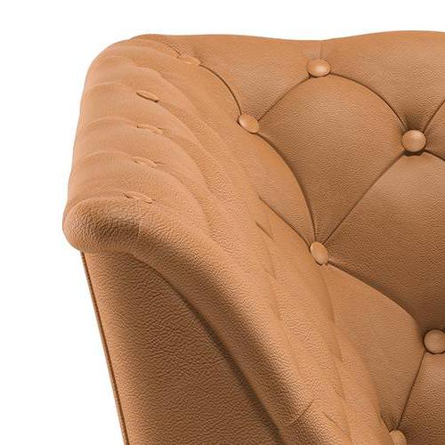 Weston 2 Seater Half Leather Sofa in Mustard Colour