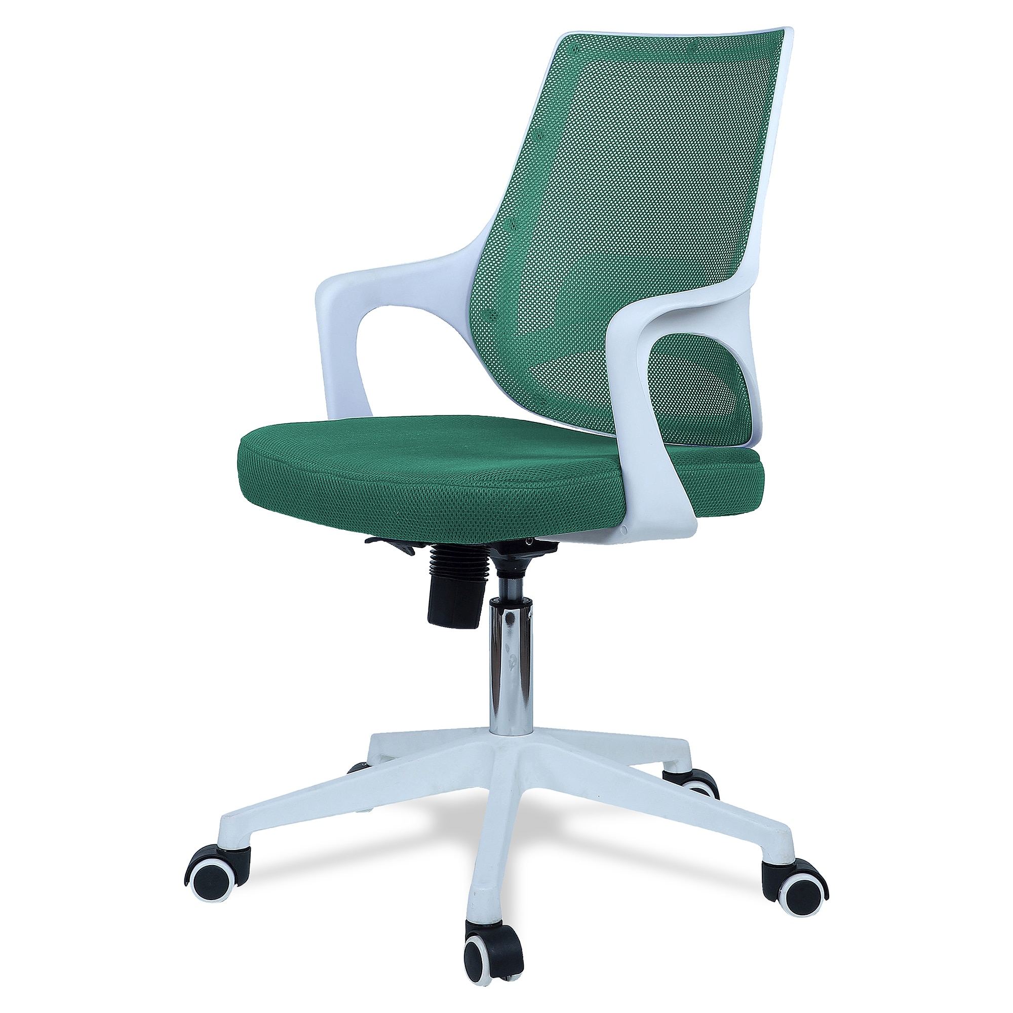 Xeanea Mid Back Ergonomic Chair in Dark Green Colour