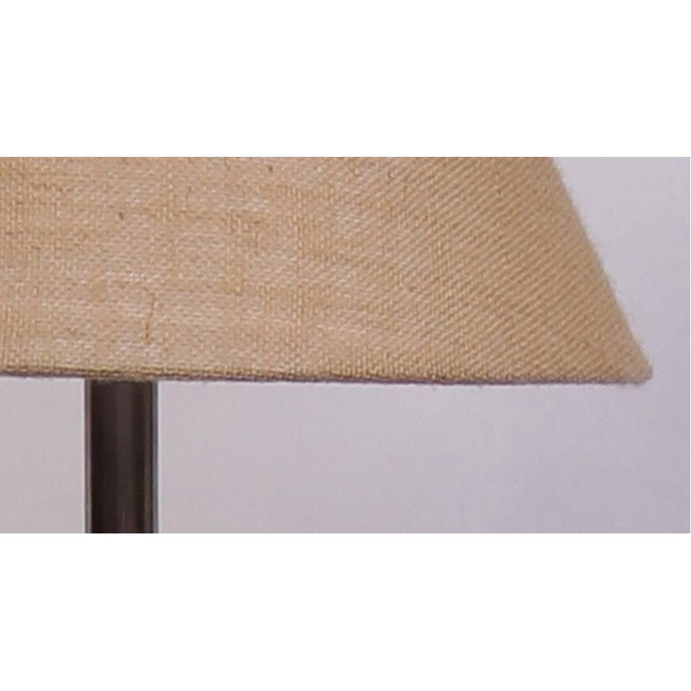 Denzel Beige Cotton Shade Floor Lamp
