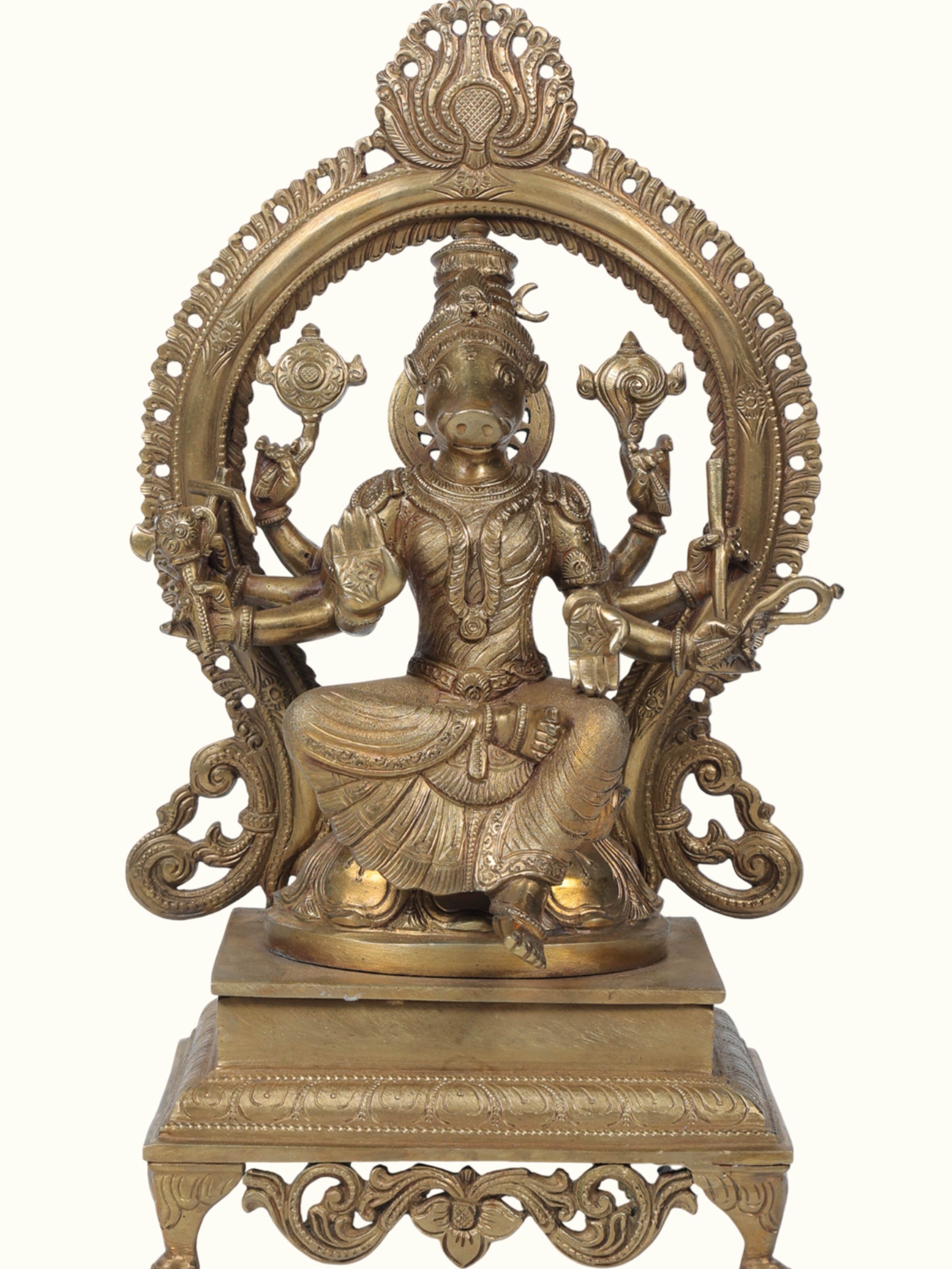 Bronze Cast Varahi Idol