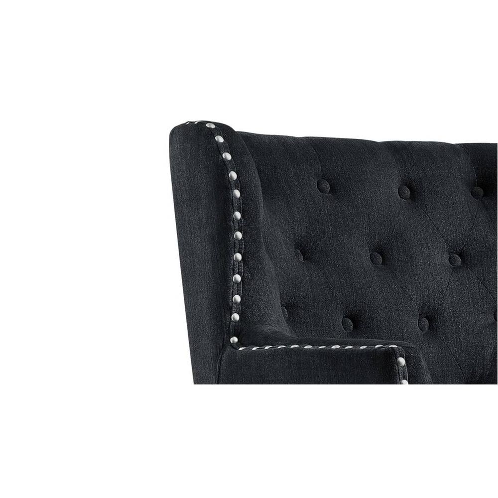 Brogen Accent Chair in Black Colour