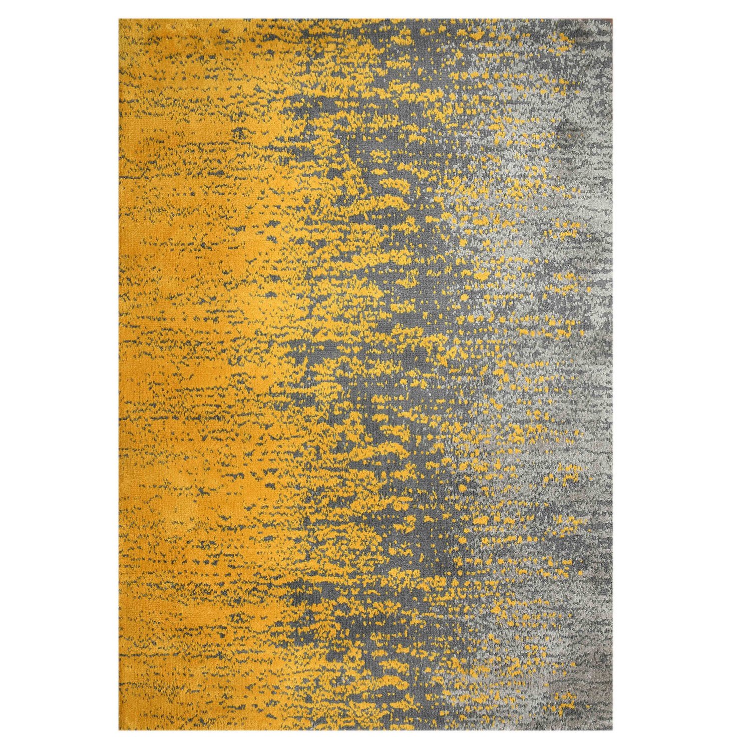 Multicolor Abstract Machine Made Polyester 2 X 5 Feet Carpet