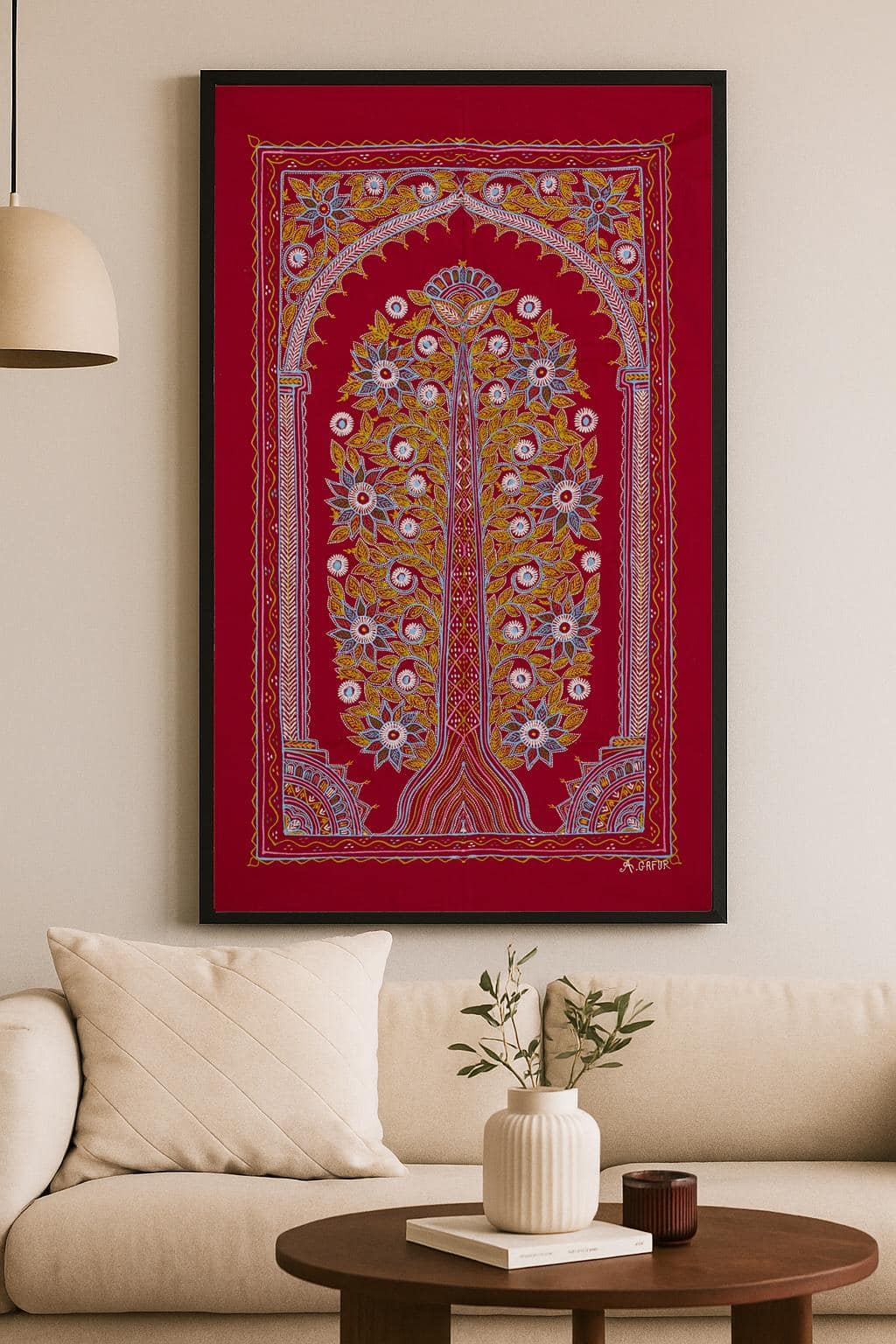 Rogan Castor Oil & Pigment Sansar Painting