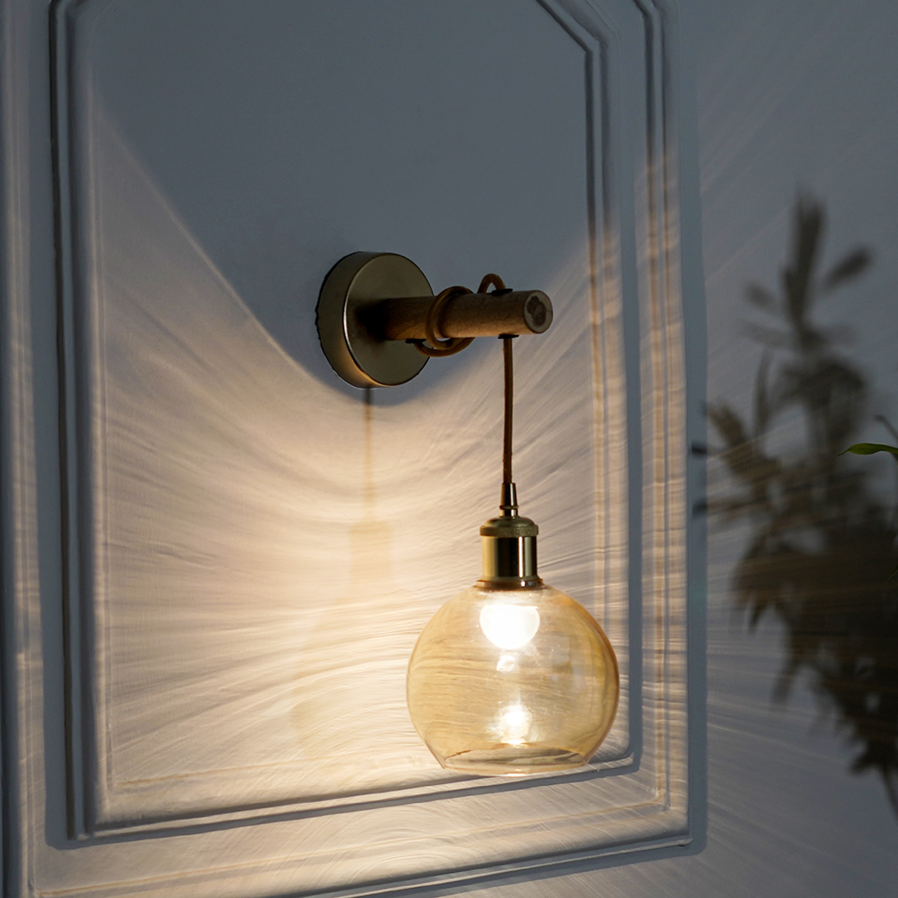 Townshend  Shine Brass Metal Finish Wall Light - Kapoor Lamp Shades