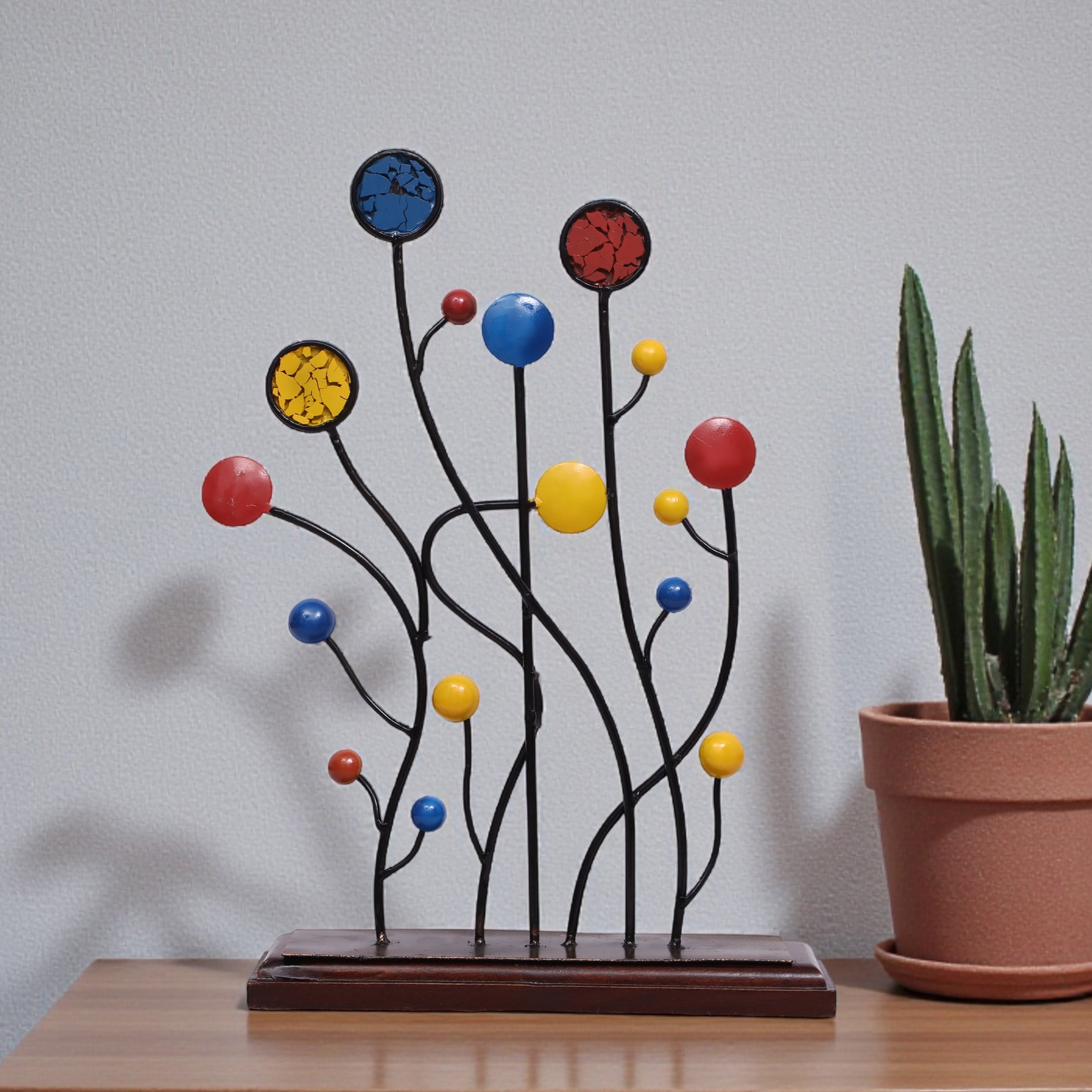 vedas Emily Metal Showpiece in Multicolor-picture-19