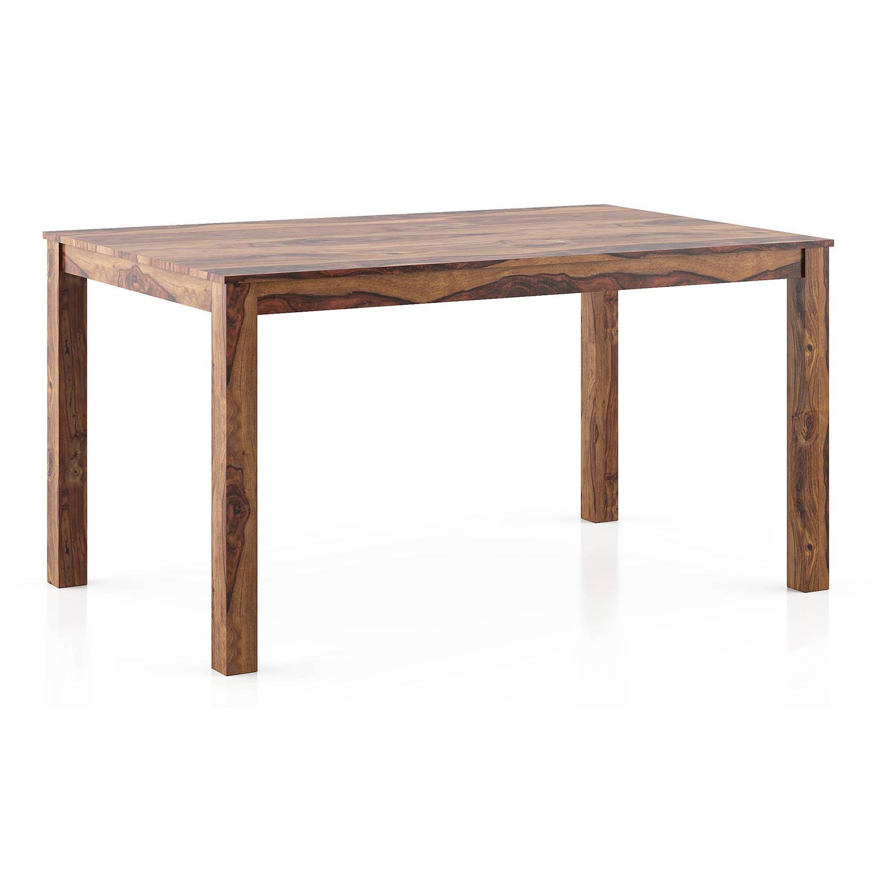 Oliver 6 Seater Dining Table In Teak Finish
