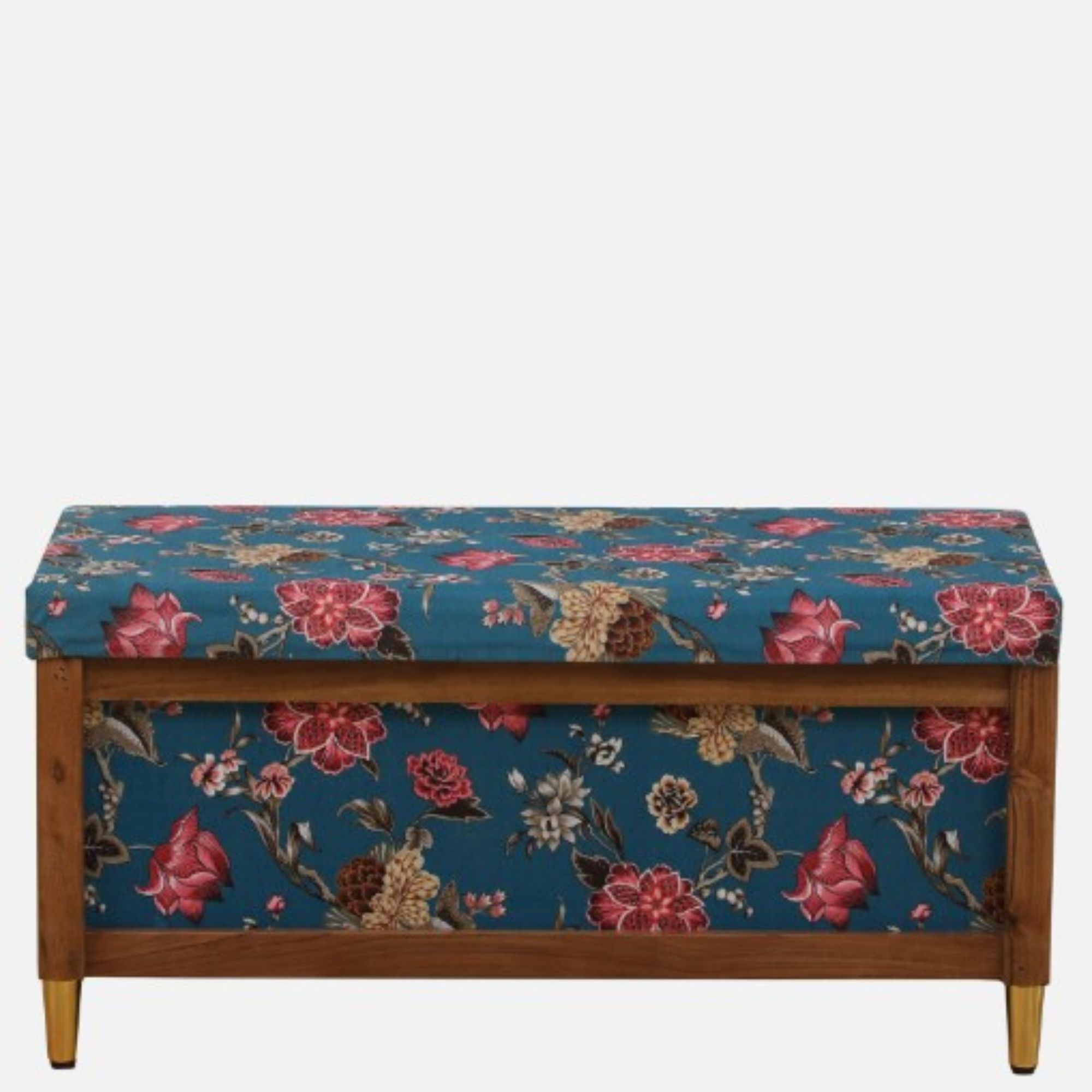 Harper Trunk In Turquoise Blue