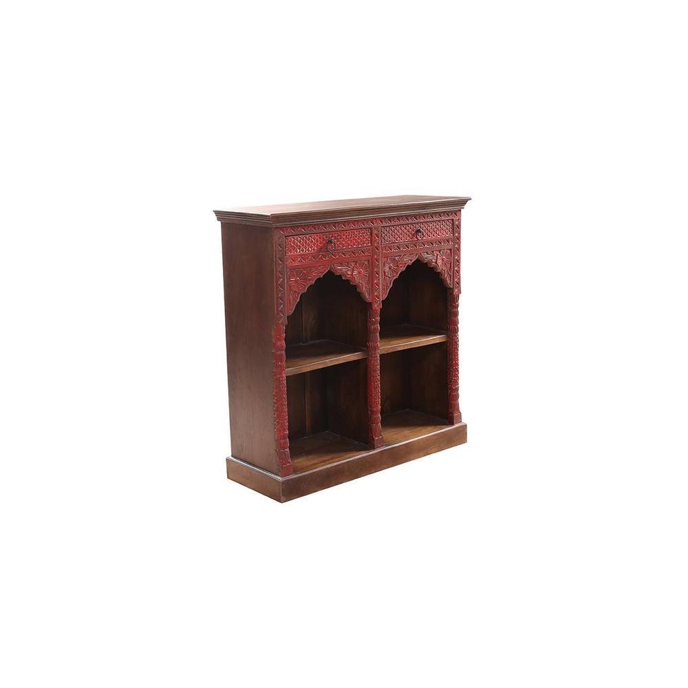 Deval Bookshelf -Finish - red