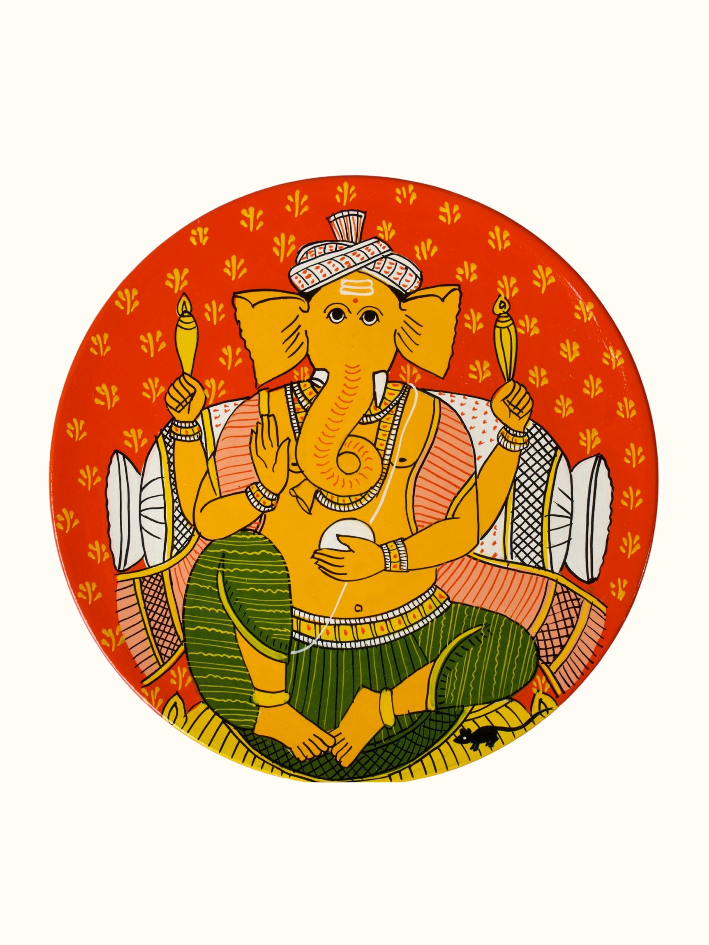 Ganesha Wall Cheriyal Display Plate