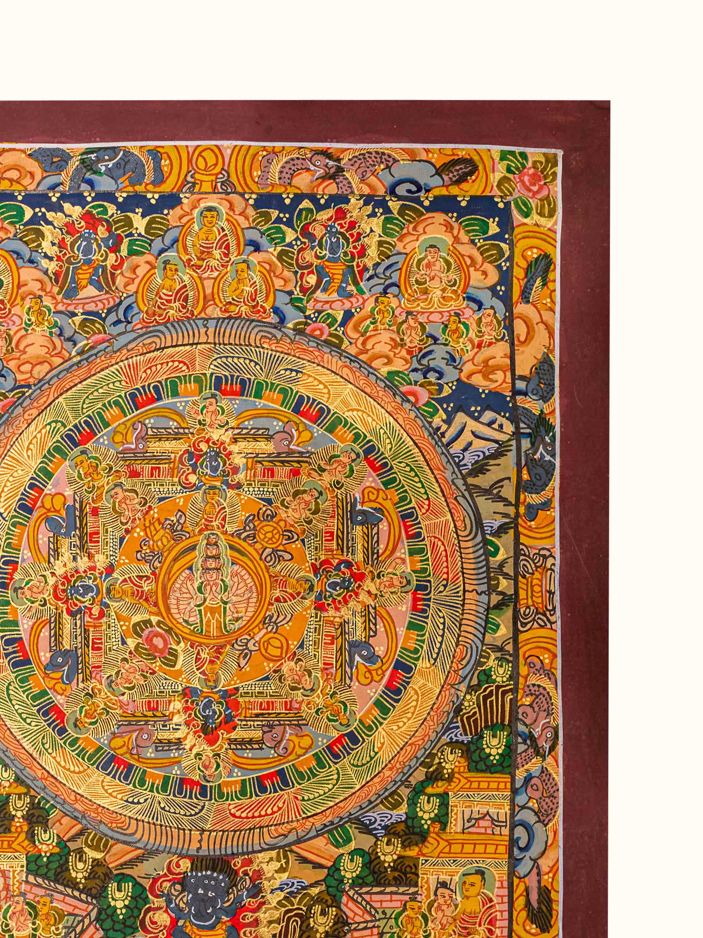 Buddha Mandala Thangka Painting