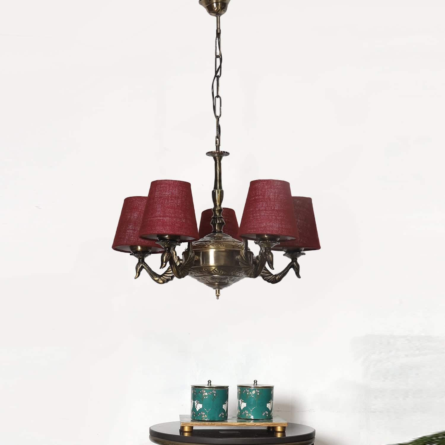 Devansh Solid Wood Electric Wall Light in Multi Colour with Multi Shade Count of 1 Light