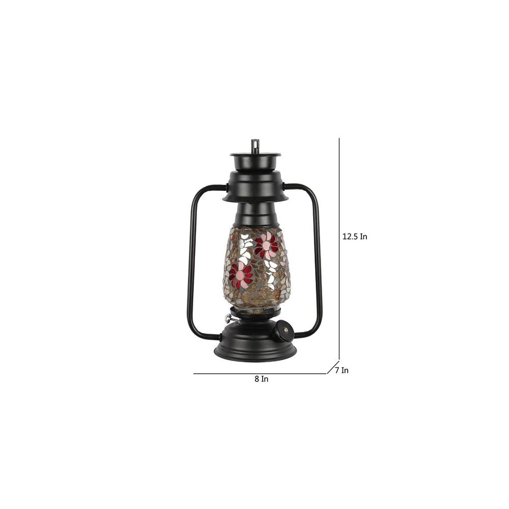 Daisy Multicolor Metal Wall Mounted Lantern Lamp