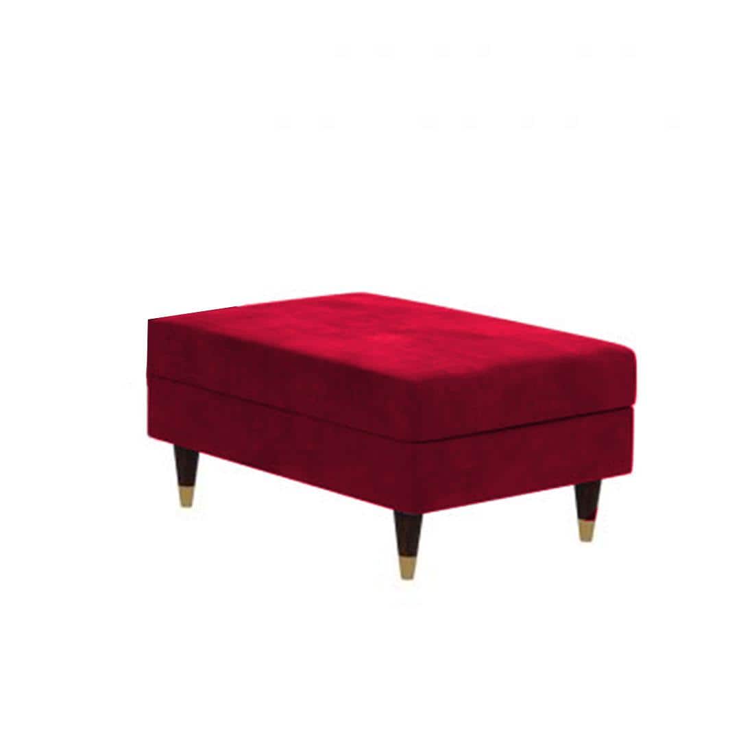 Deeplac Sectional Fabric Sofa - Maroon