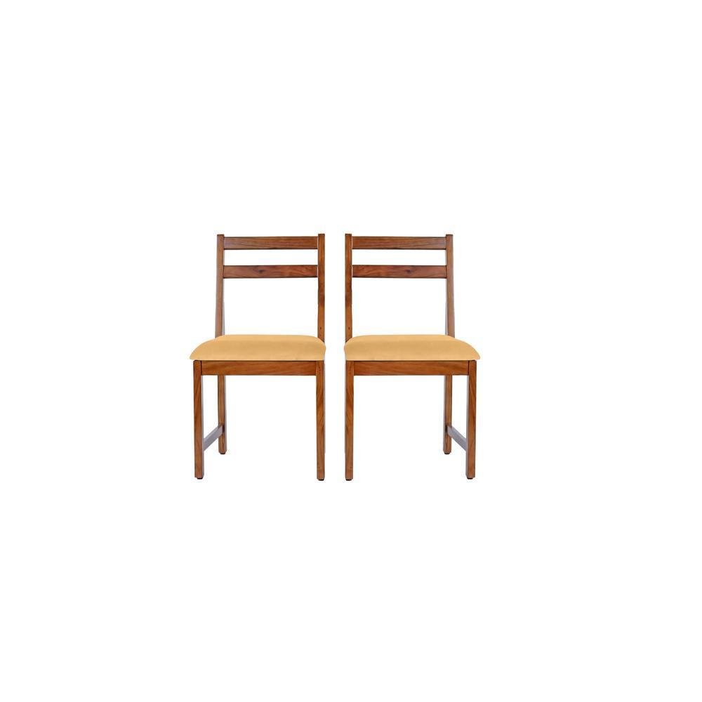 audace solid wood  dining chair in  Provincial Teak