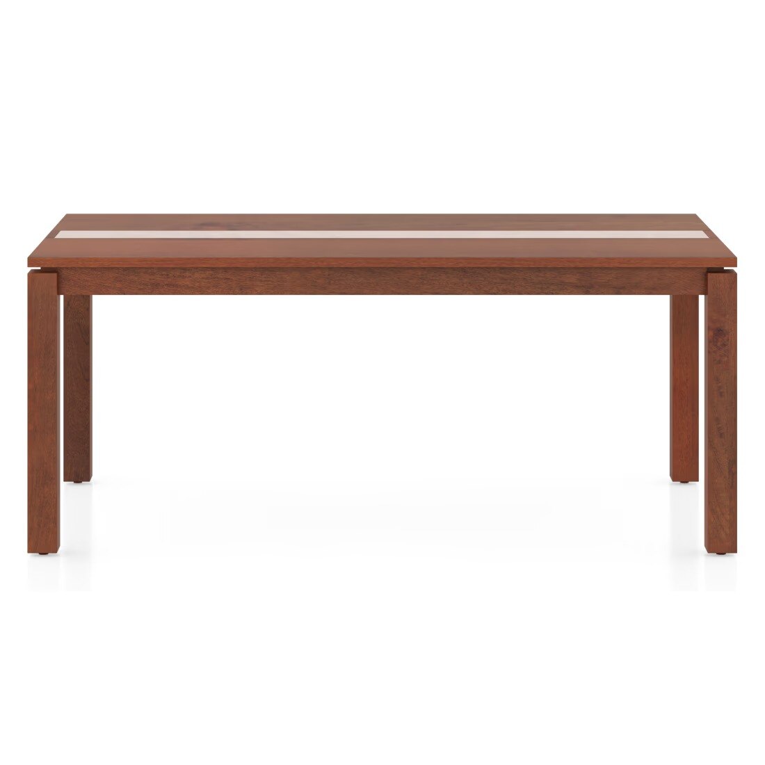 Atlas Crest Solid Wood 6 Seater Dining Table with 6 Celia Accent Dining Chair