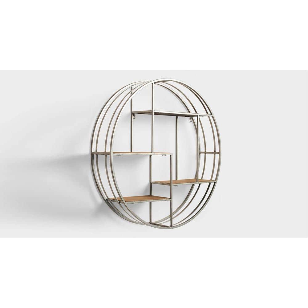 WOODENMOOD Round Wall Rack