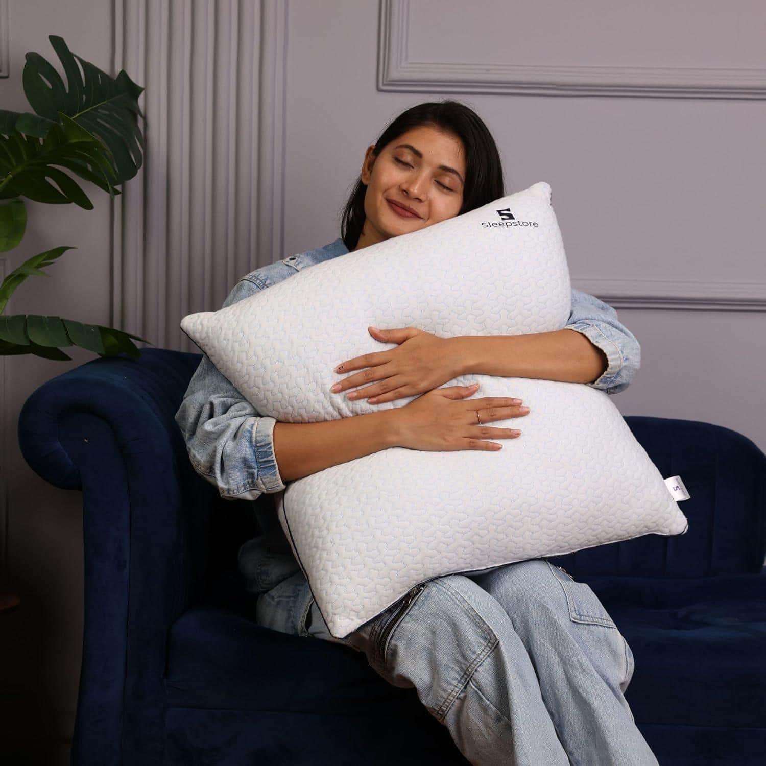 Fibrom Quilted 1 Piece Soft Cushion 24 x 24 Inches
