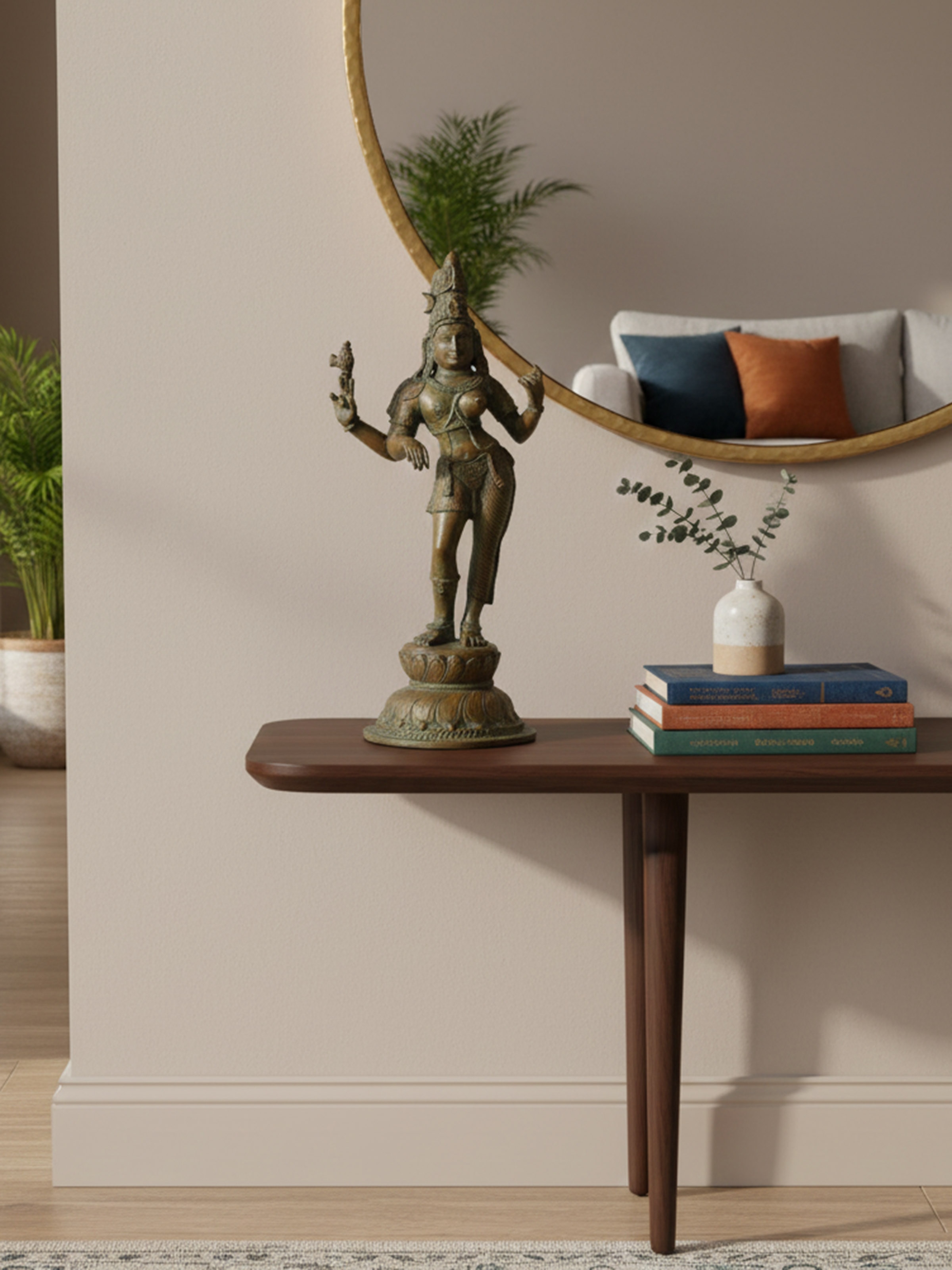 Bronze Cast Ardhanarishvara Idol