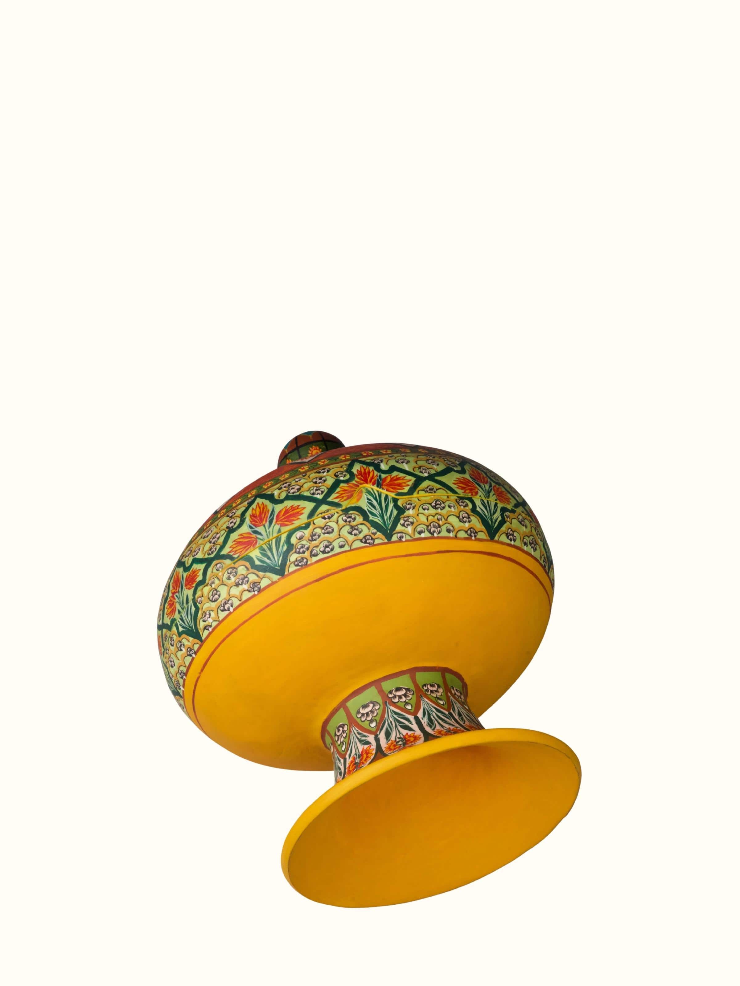 Papier-mache Decorative Piece Multicolor