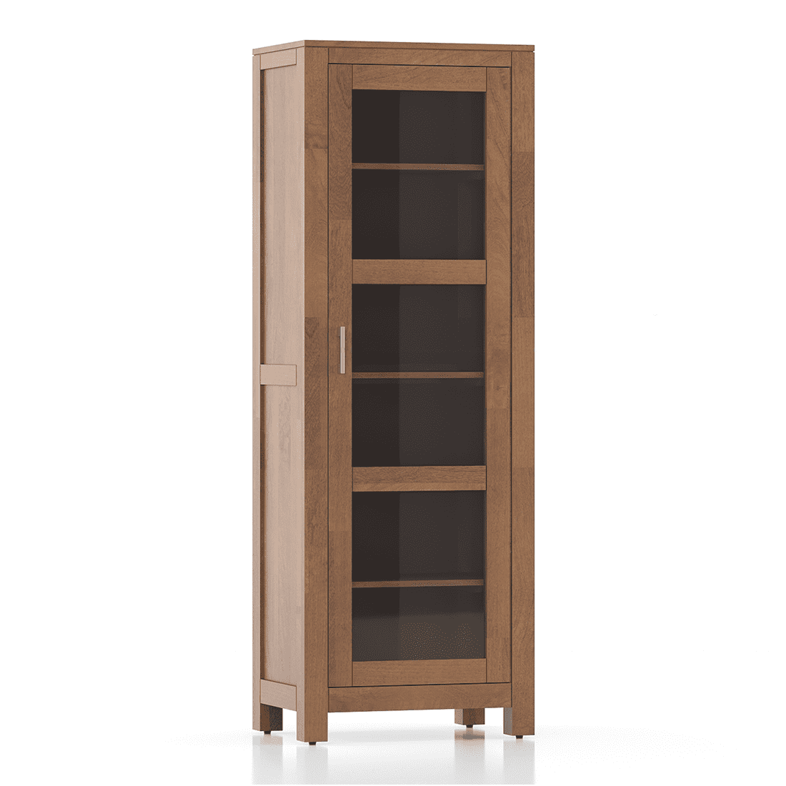 Murano Bookshelf cum Display Unit Finish Amber Walnut