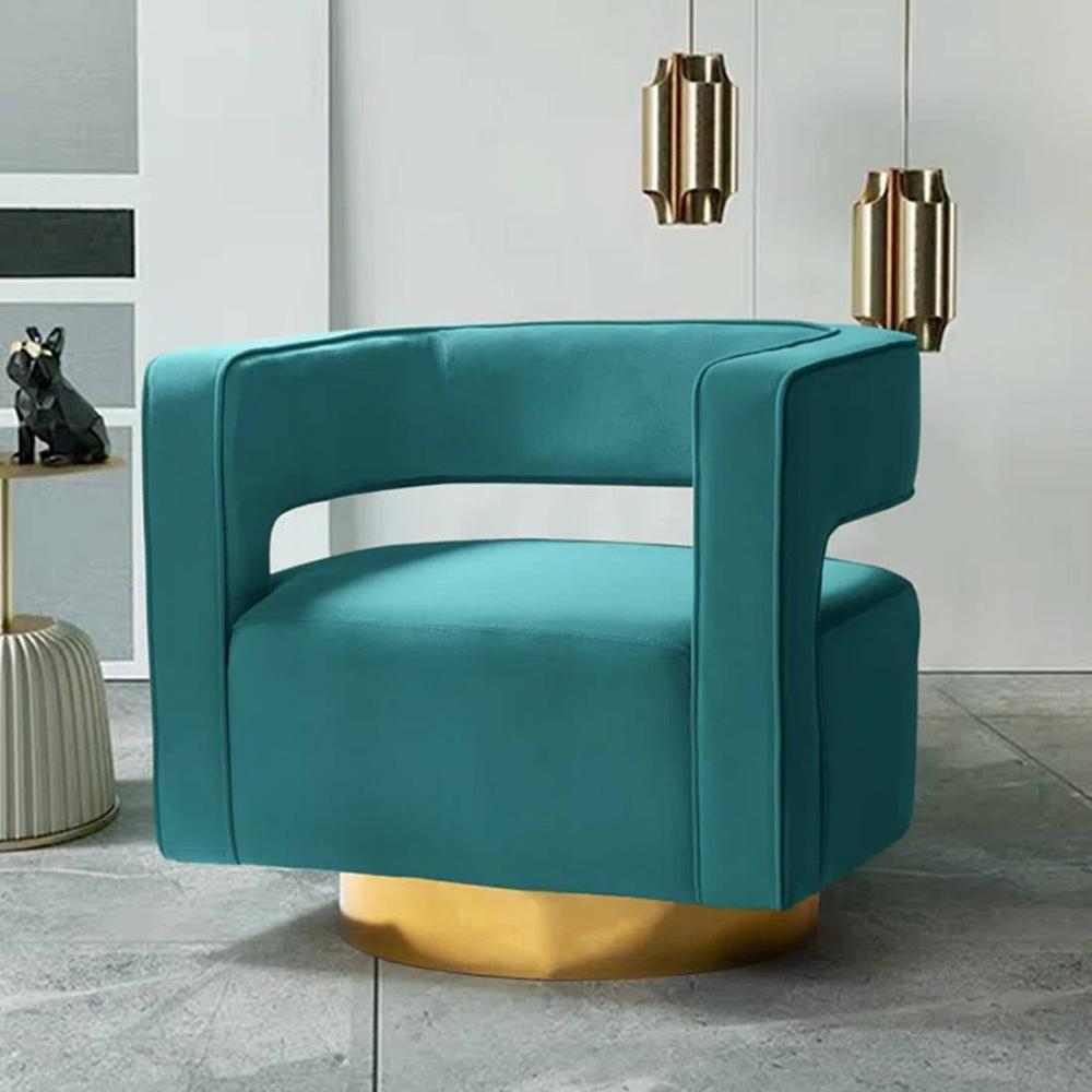 Alson Accent Chair in T Blue Colour