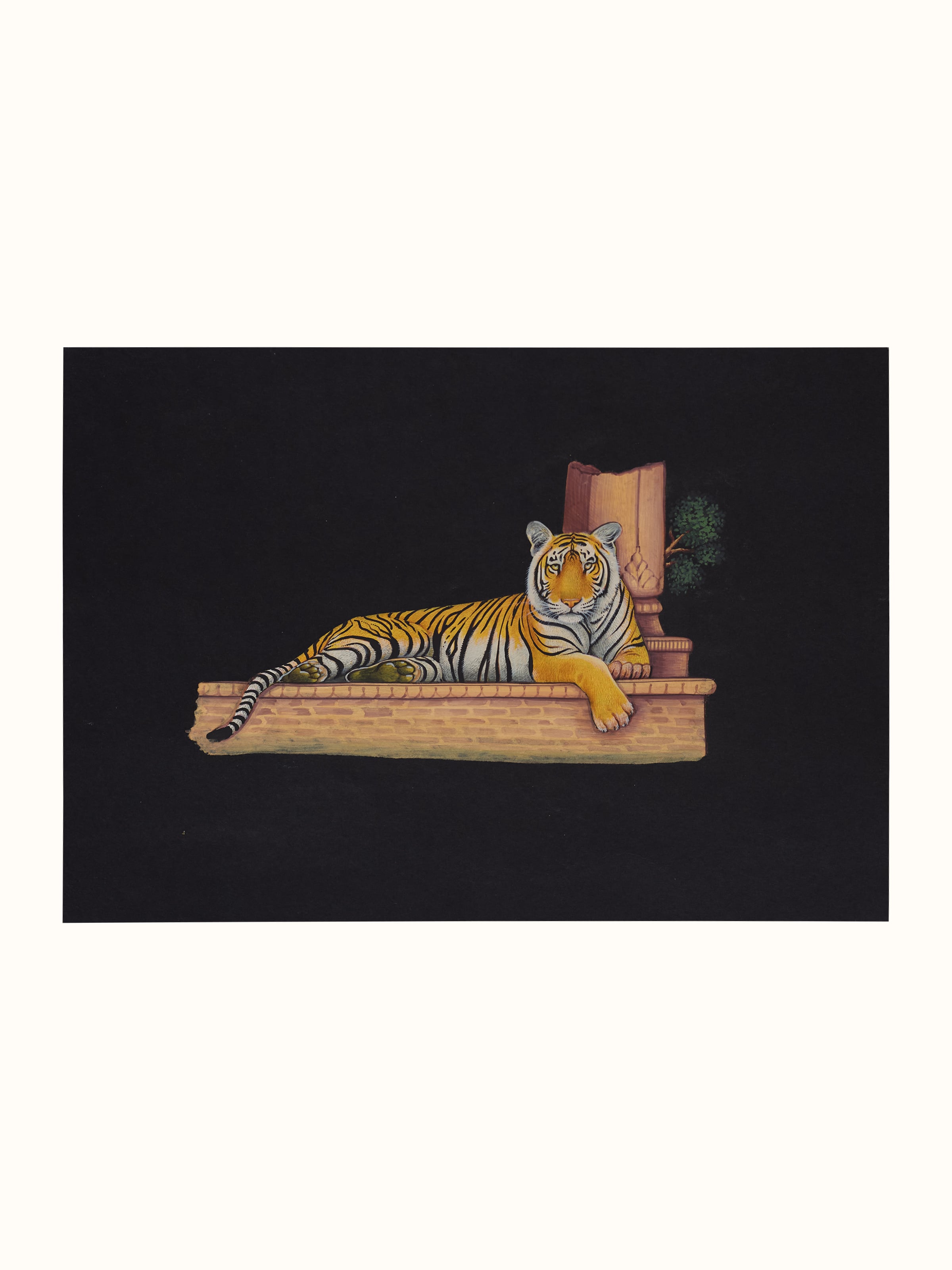 Machali the Tigress Miniature Painting