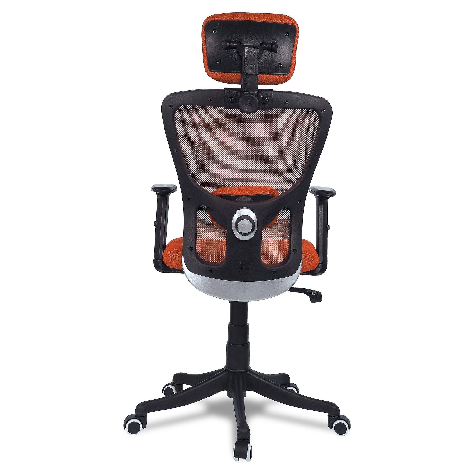 Dreaceo High Back Ergonomic Chair in Orange Colour