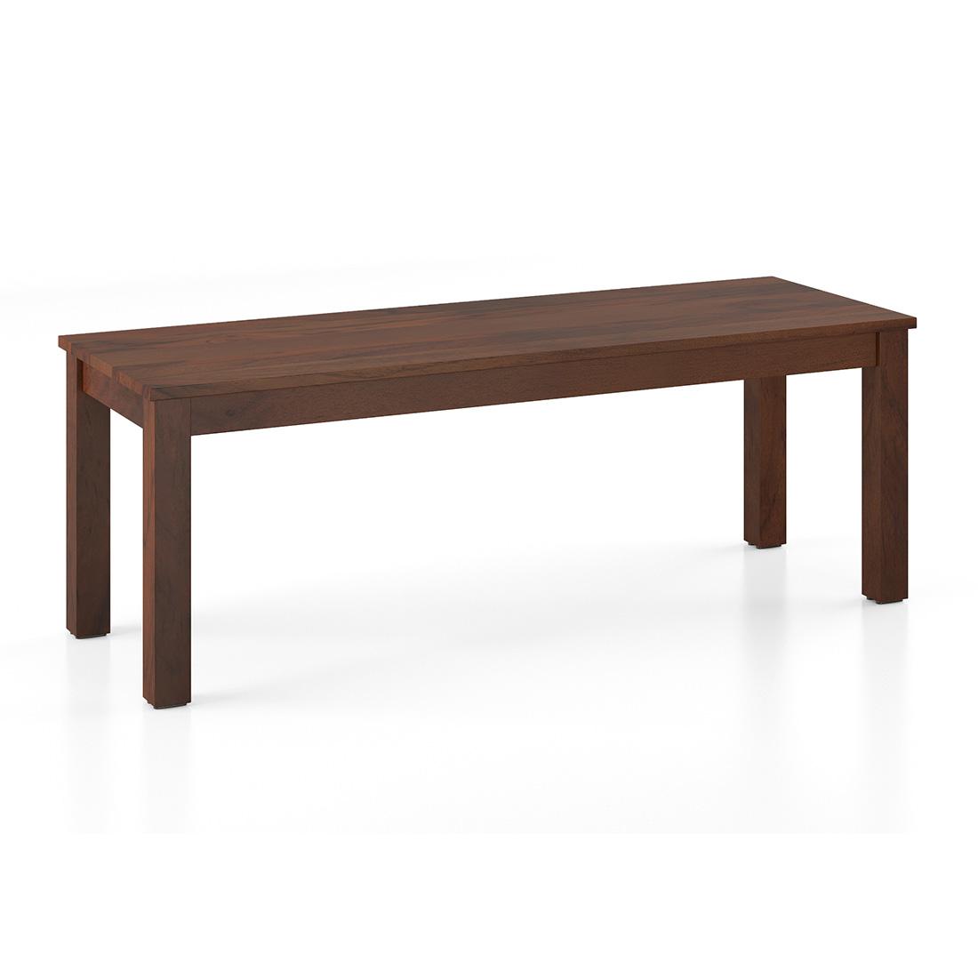 Arlo Solid Wood Dining Bench In Sienna Teak Finish