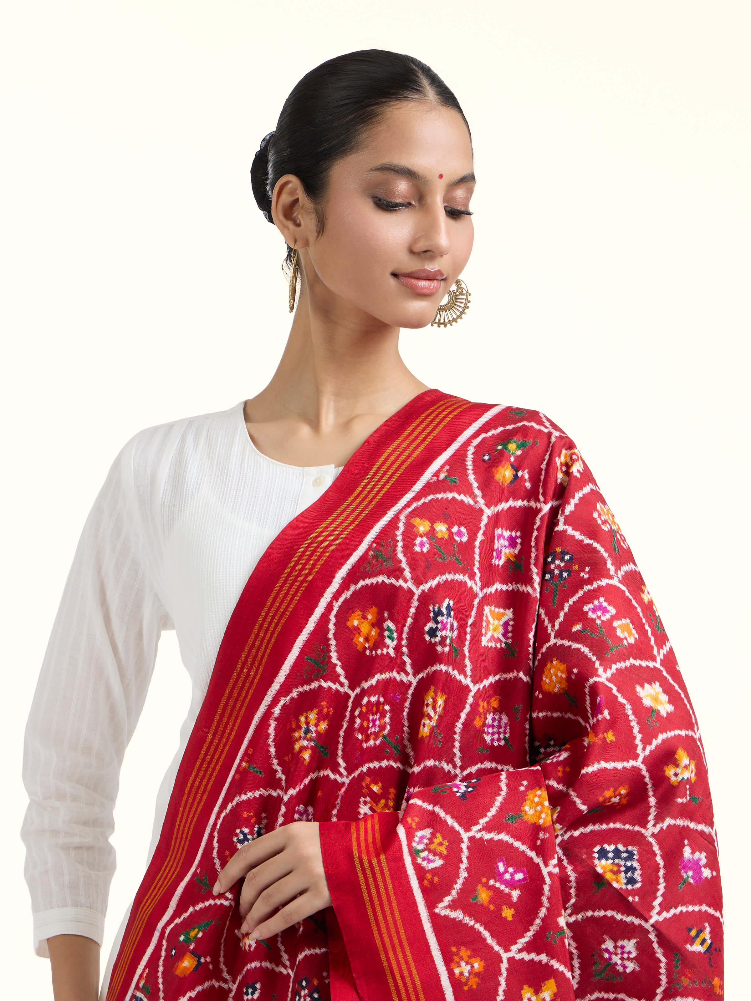Patan Patola Handloom Silk Dupatta
