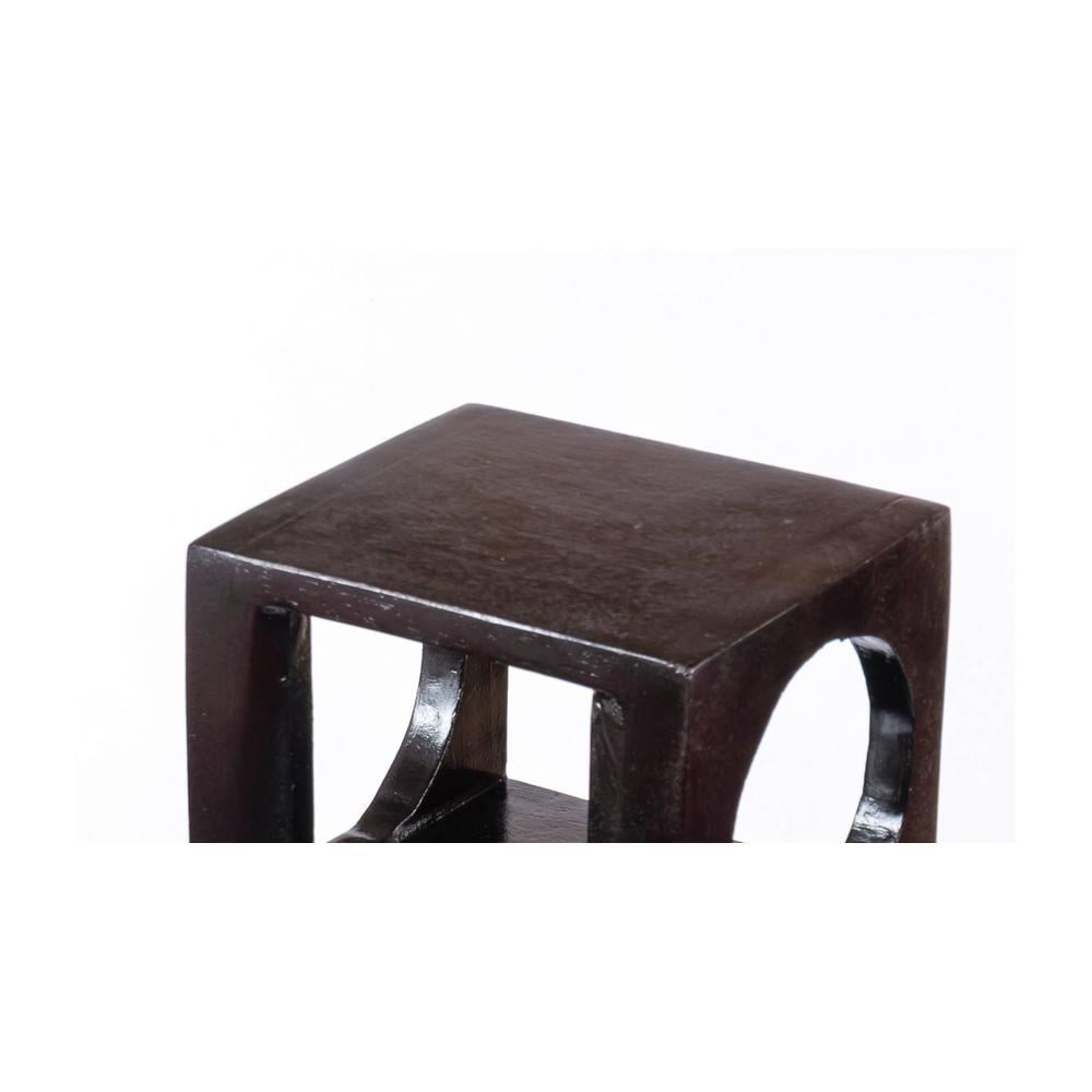 Wembley Sheesham Wood Wine Rack in Dark Walnut Finish