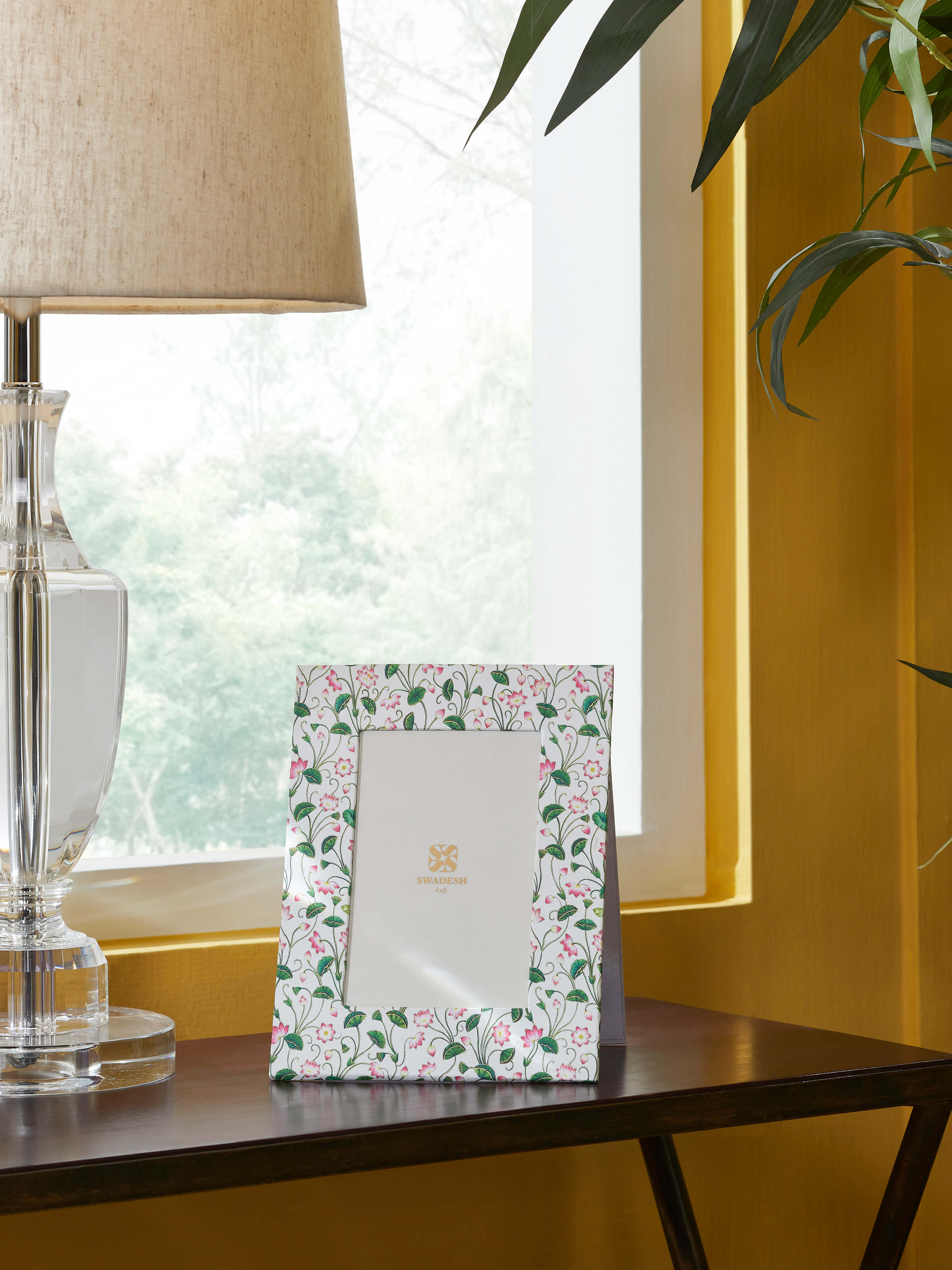 Lifestyle view of Handmade Paper Photo Frame