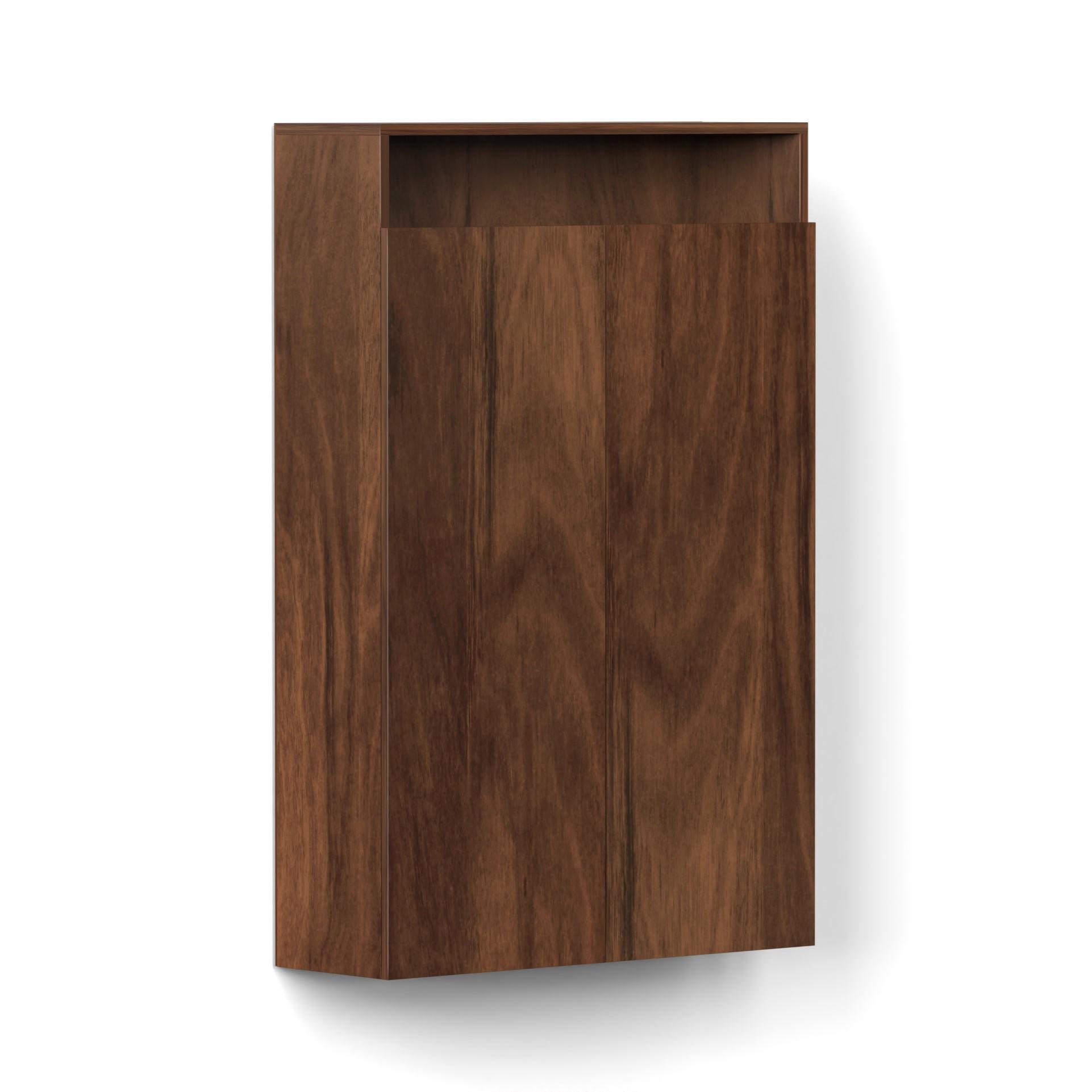 Whartin Engineered Wood Shoe Rack In Brown Maple Finish