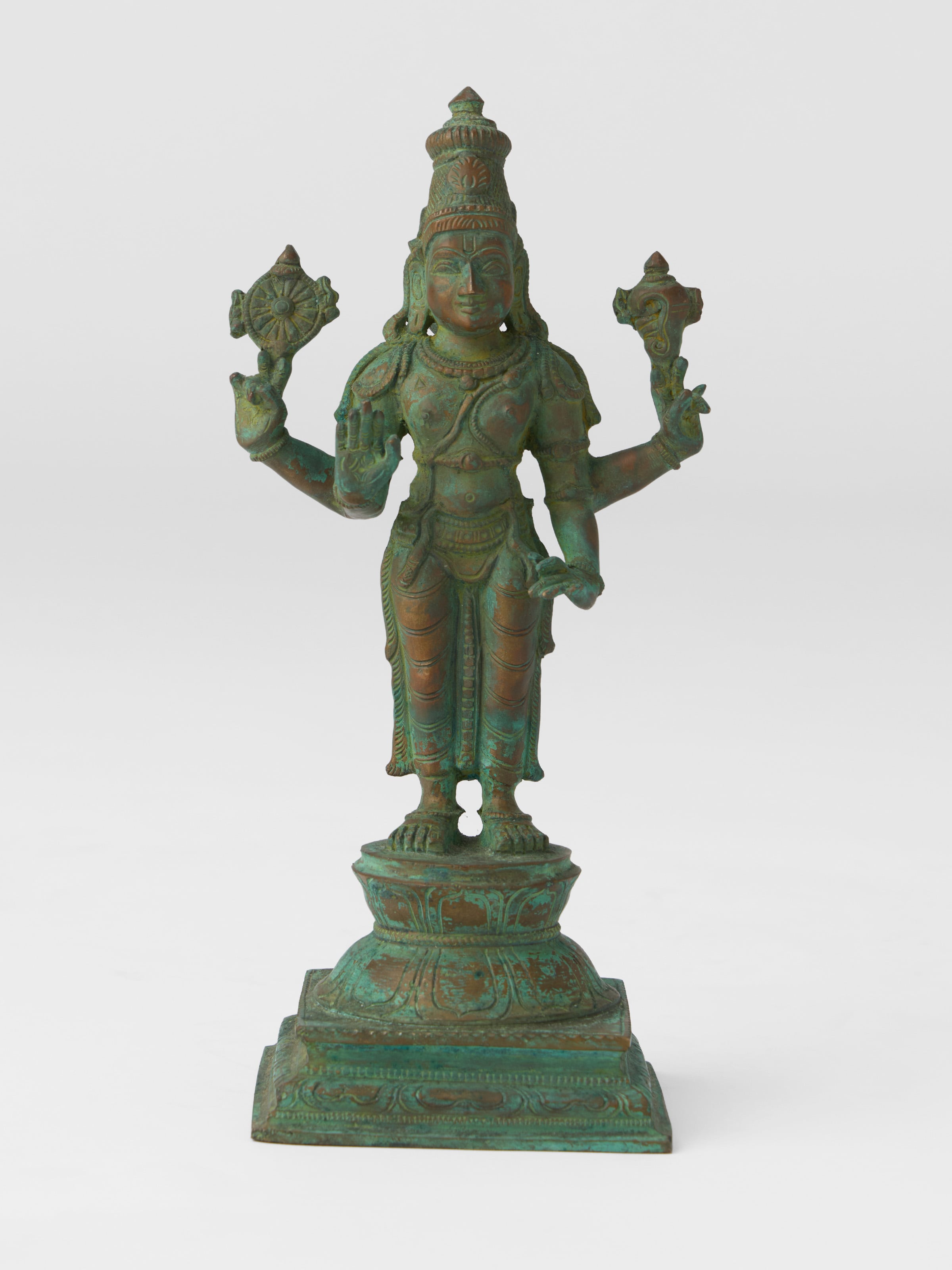 Bronze Cast Vishnu Idol