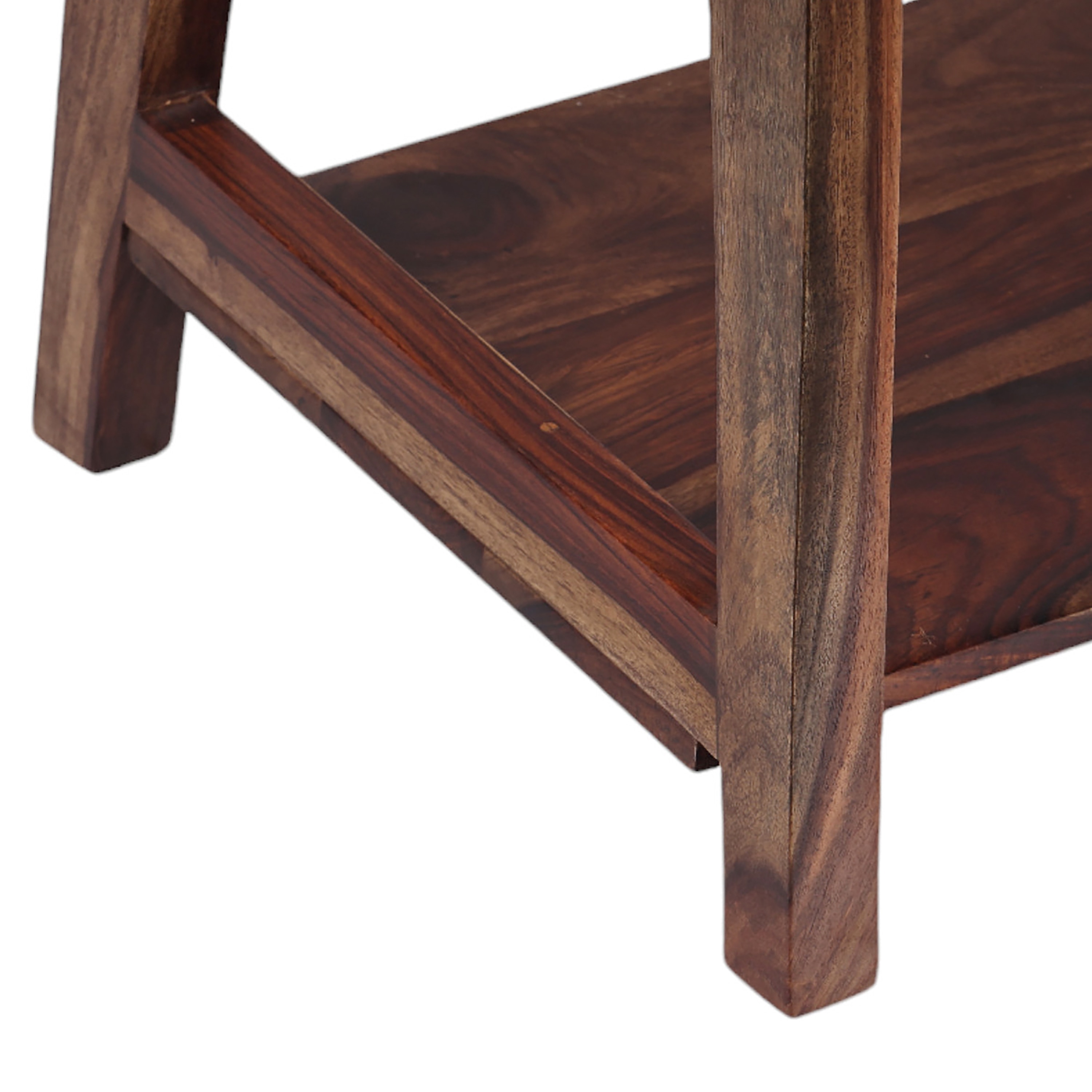 Roswell Sheesham Wood Study Computer Table In Teak Finish