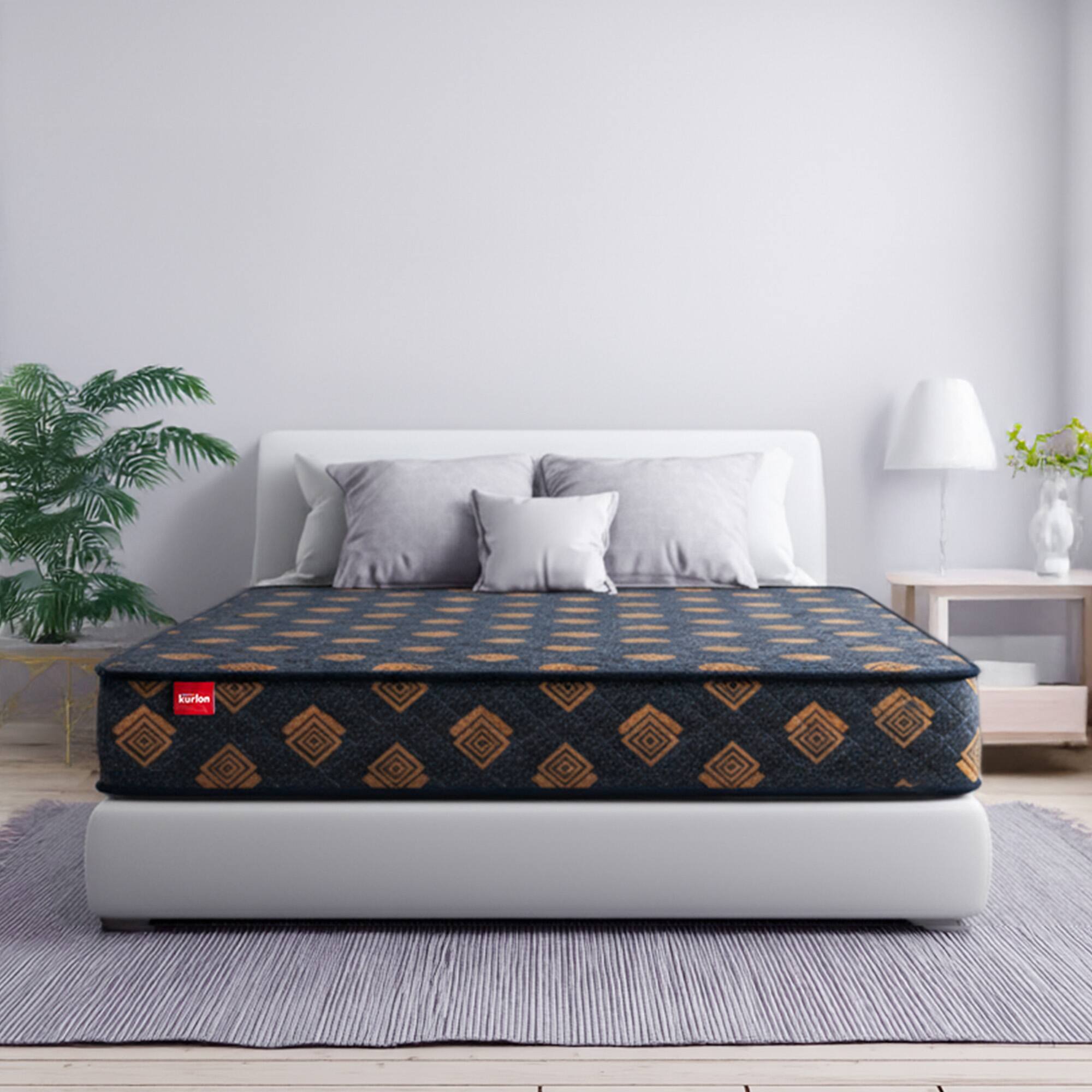 Kurlon Easystar Mattress 4 inch Queen PU Foam Mattress (L x W: 72 inch x 66 inch) - Kurlon
