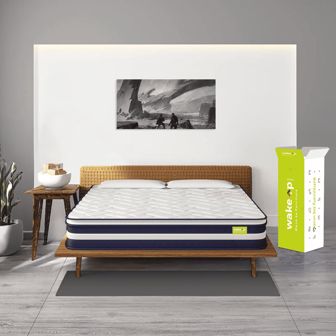 Smarttech Pillowtop Hybrid Pocket Spring Mattress (75 x 48 in, 12 Inches)