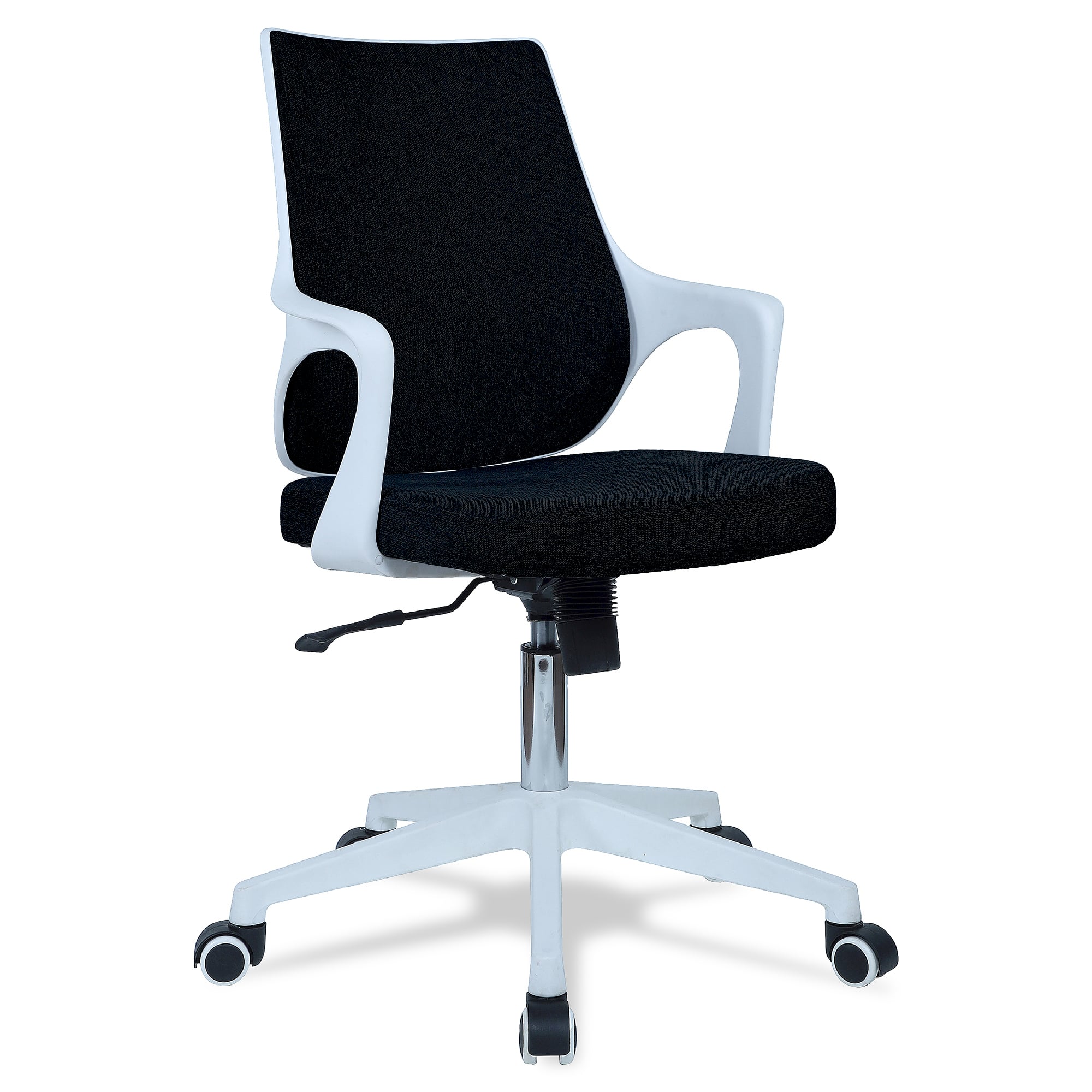 Mearveal Mid Back Ergonomic Chair in Black Colour