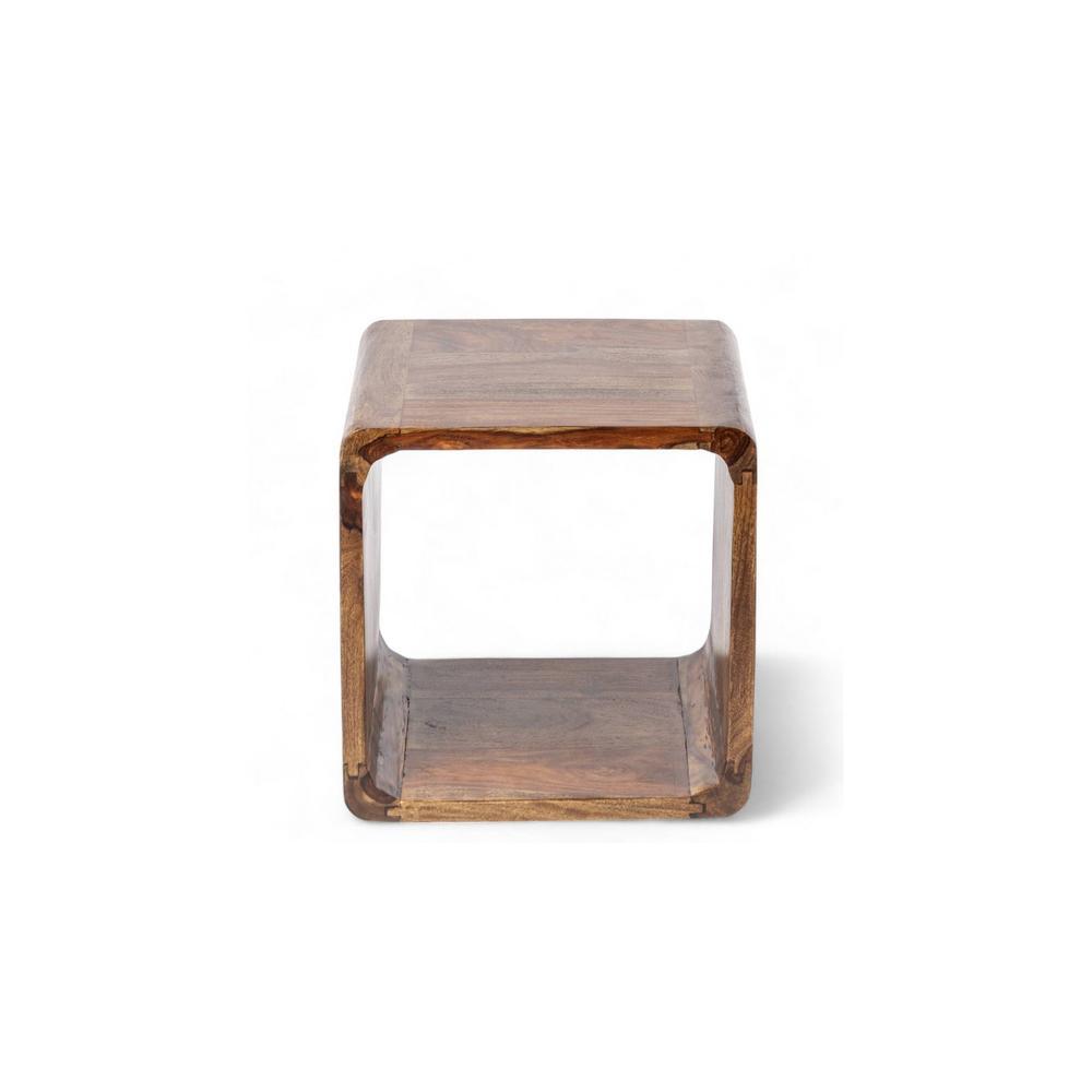 Berlin End Table - Teak Finish