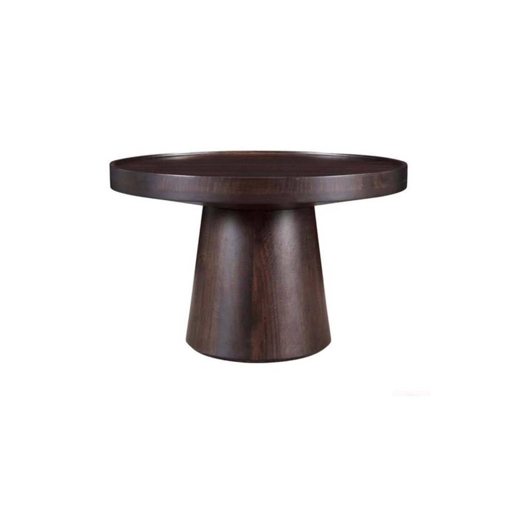 Rossoi Series Coffee Table In Matte Finish Dark Walnut Polish